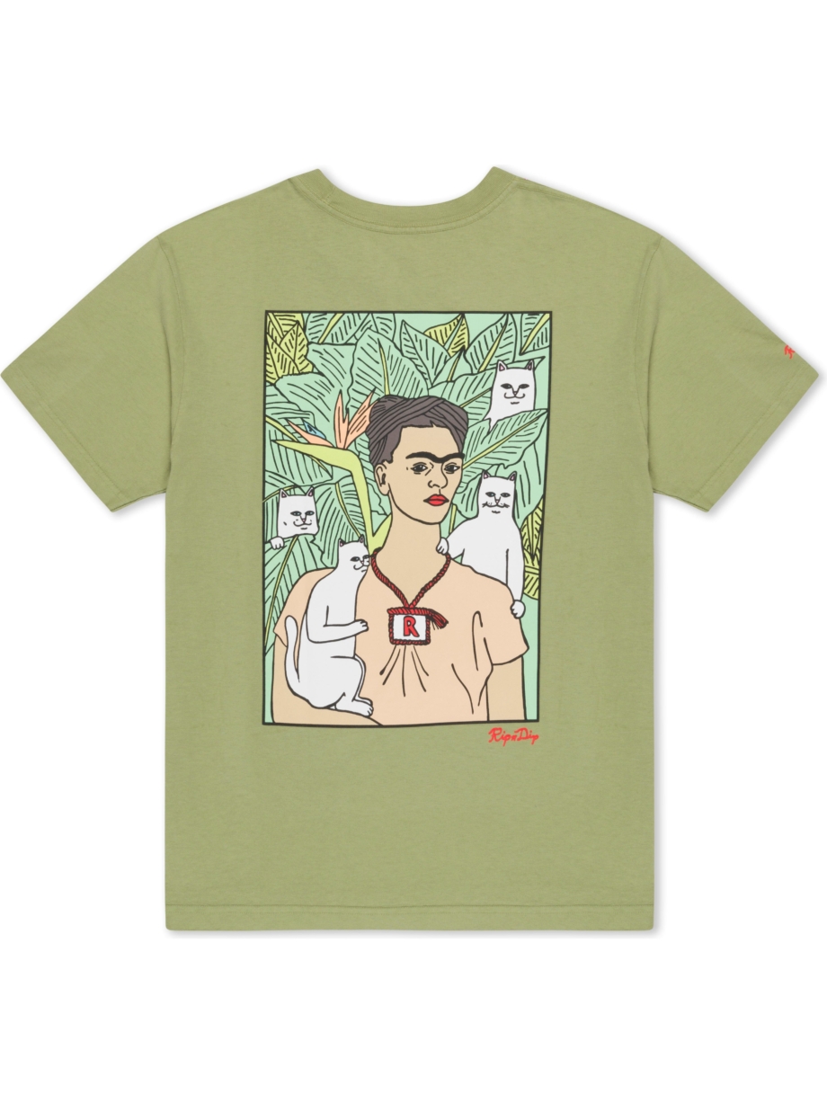 Imagem de: Camiseta RIPNDIP Nermal Portrait Verde