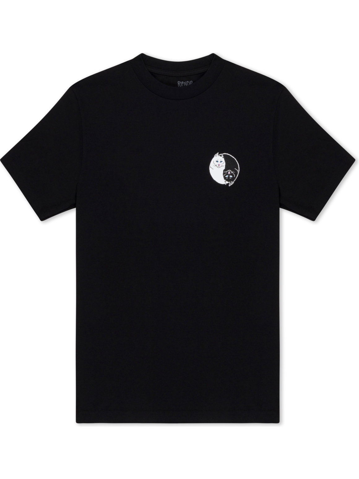 Imagem de: Camiseta RIPNDIP Nermal Ying Yang Preta