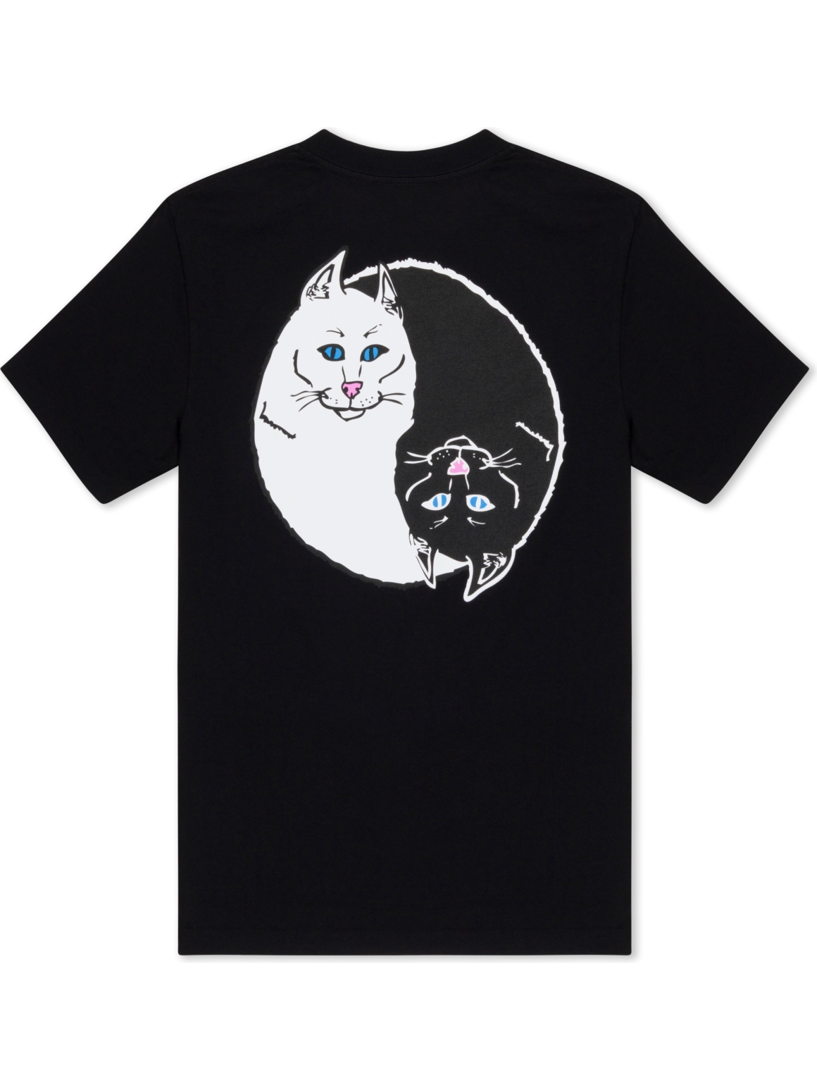 Imagem de: Camiseta RIPNDIP Nermal Ying Yang Preta