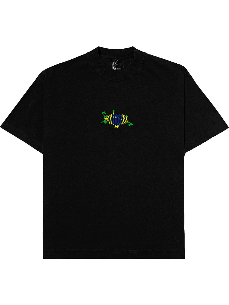 Imagem de: Camiseta SufGang Boxy Brasil Preta