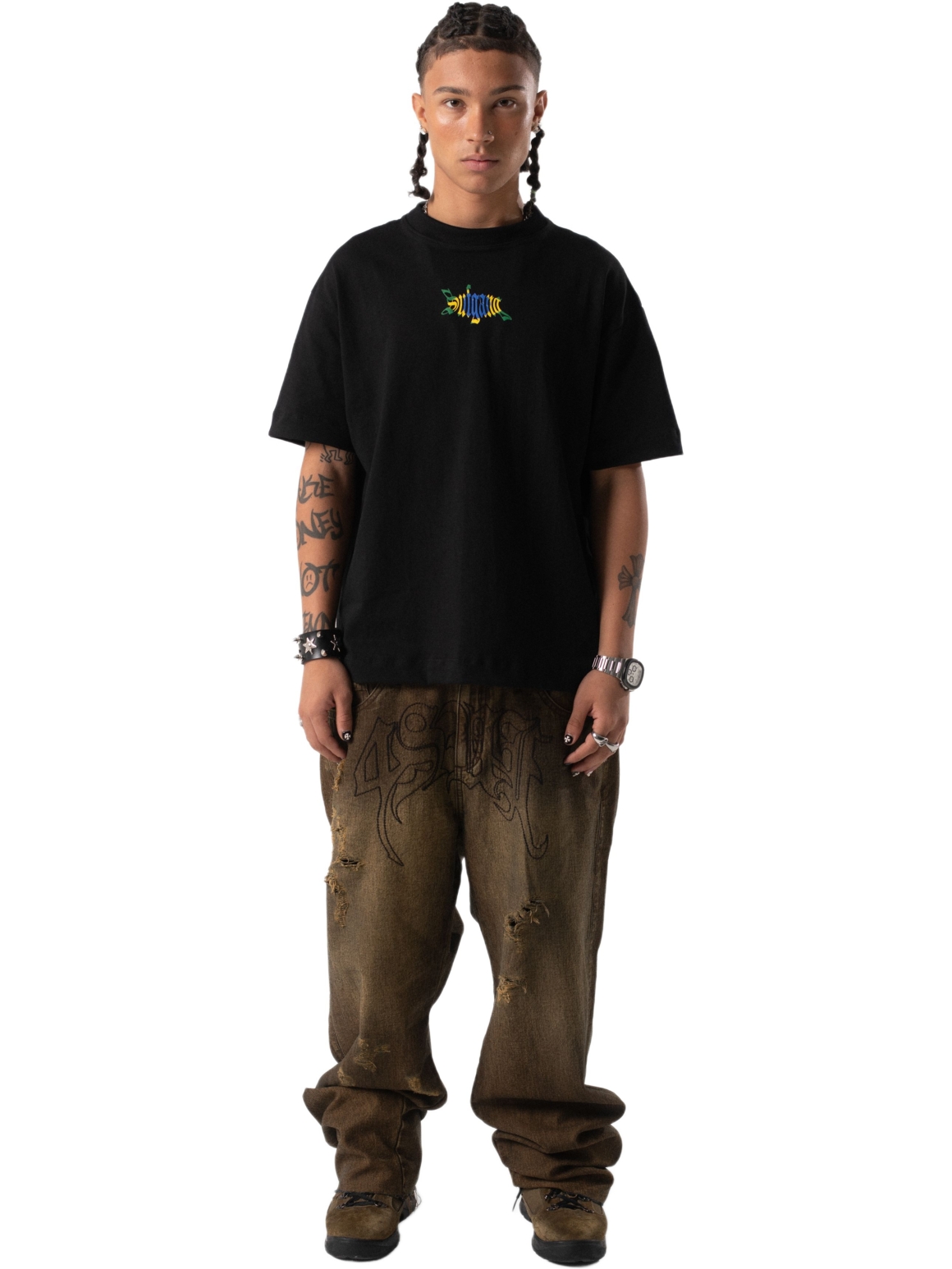 Imagem de: Camiseta SufGang Boxy Brasil Preta