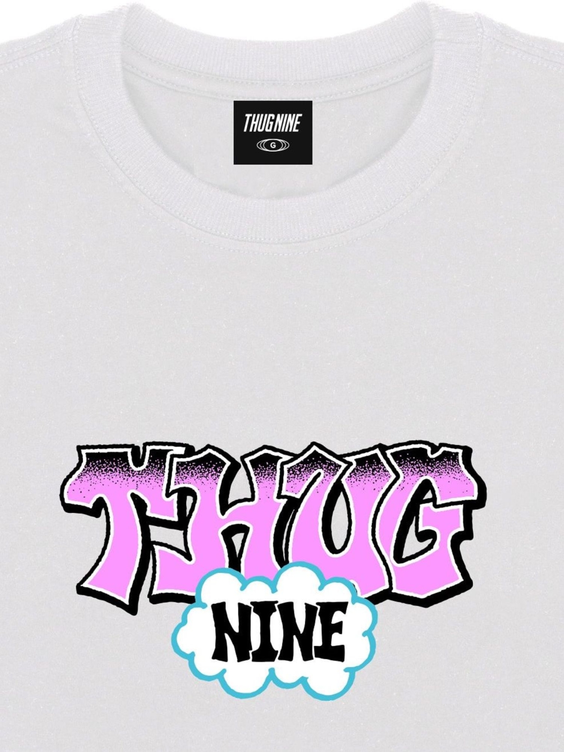 Imagem de: Camiseta Thug Nine Domination Branca