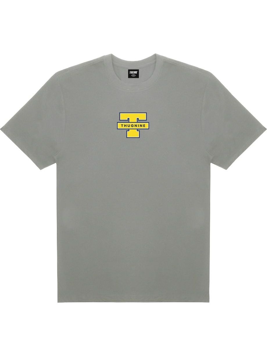 Imagem de: Camiseta Thug Nine Honey Badger Cinza