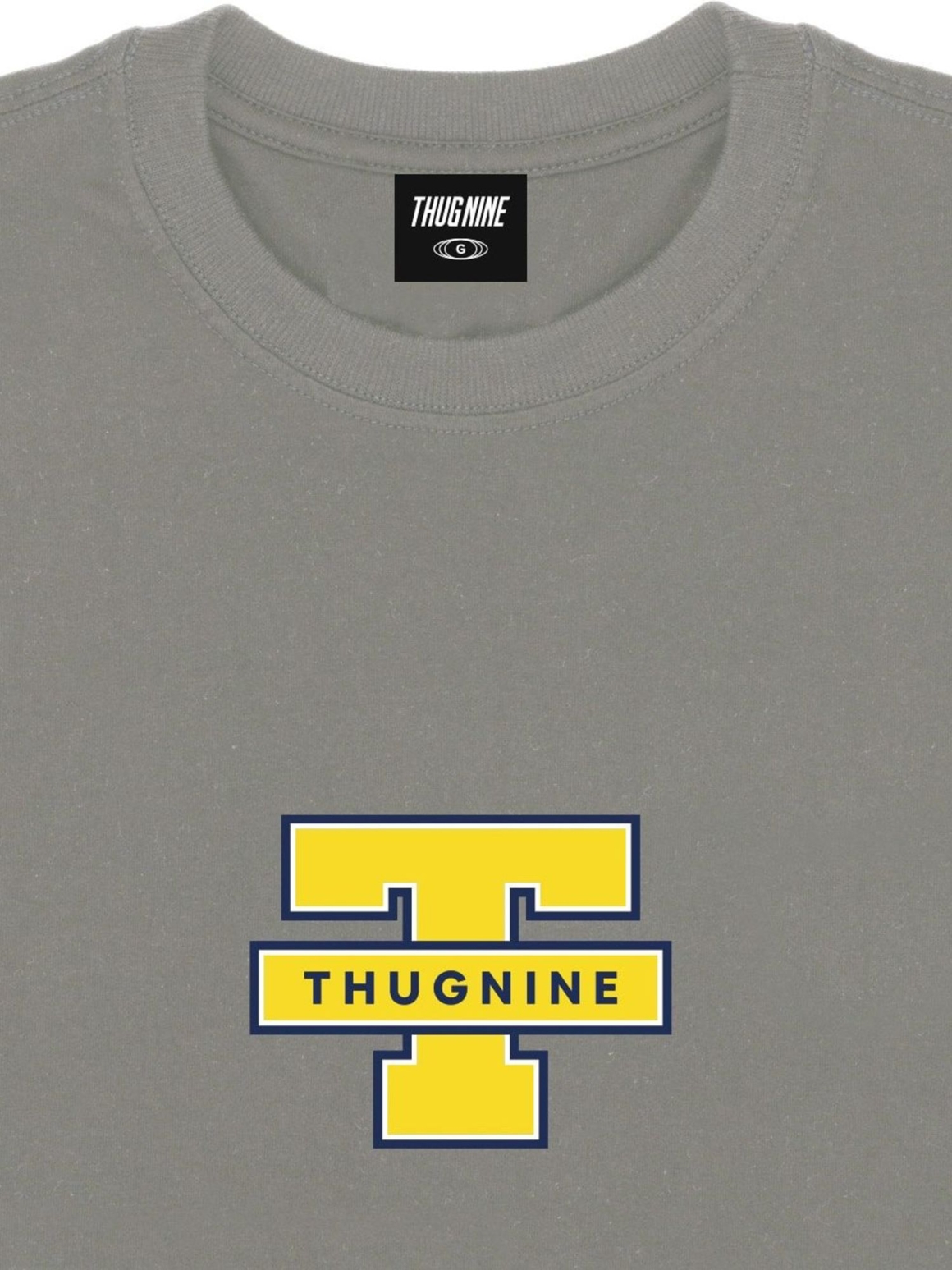 Imagem de: Camiseta Thug Nine Honey Badger Cinza