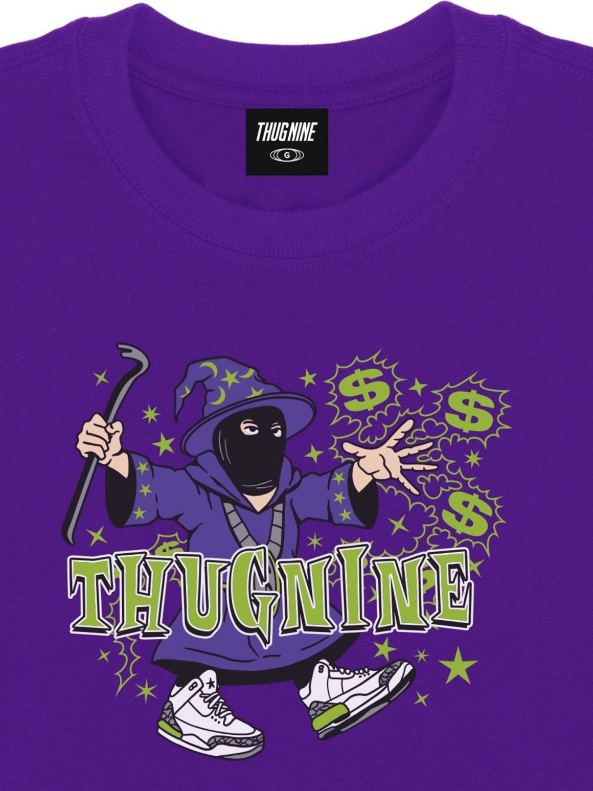 Imagem de: Camiseta Thug Nine Magic Roxa