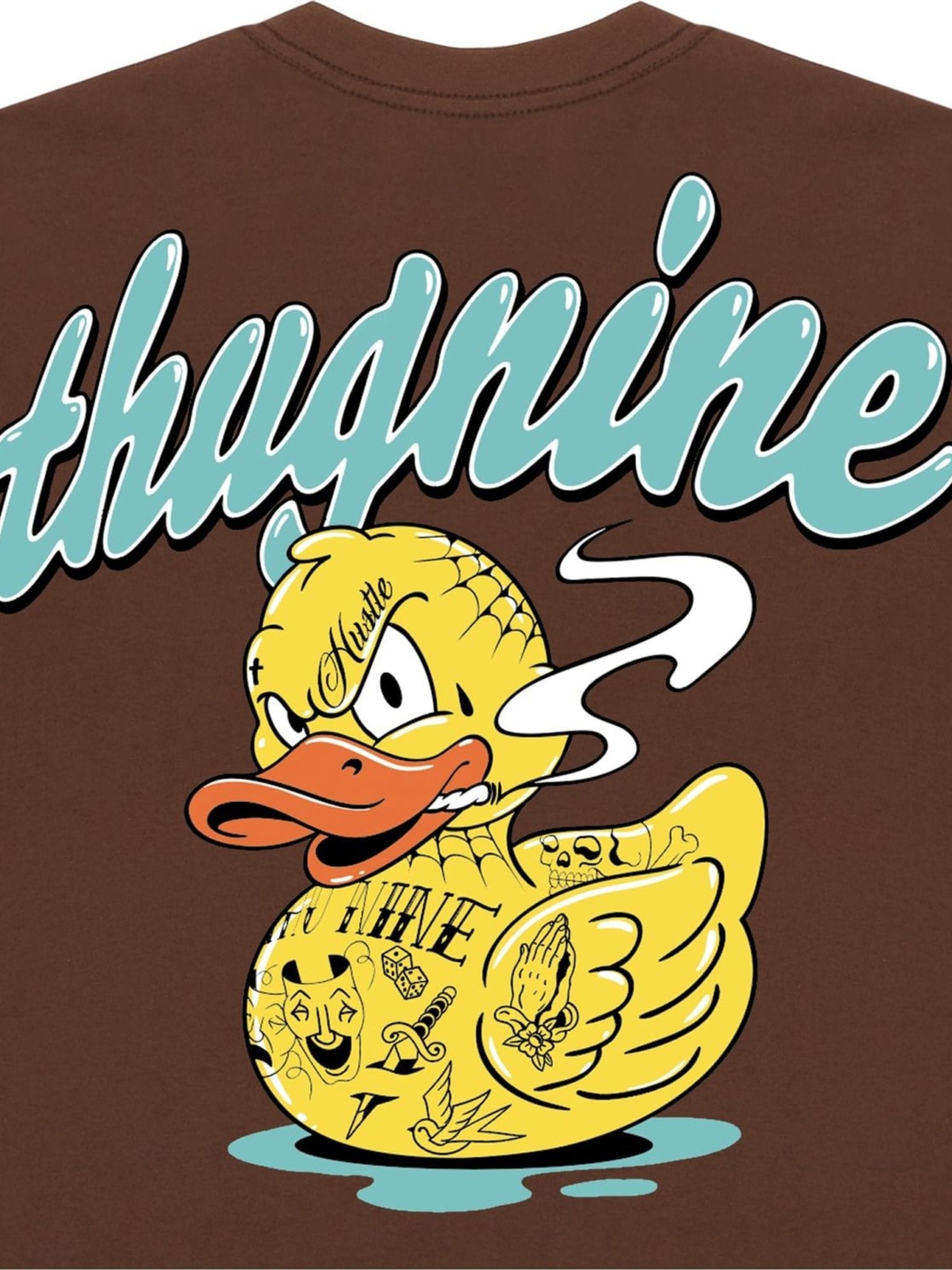 Imagem de: Camiseta Thug Nine Ruber Duck Marrom