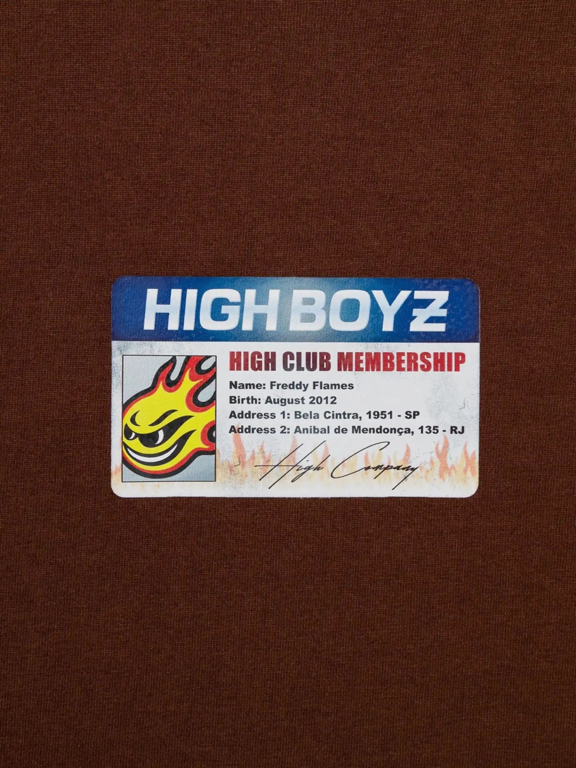 Imagem de: Camiseta High Company Member Marrom Escuro