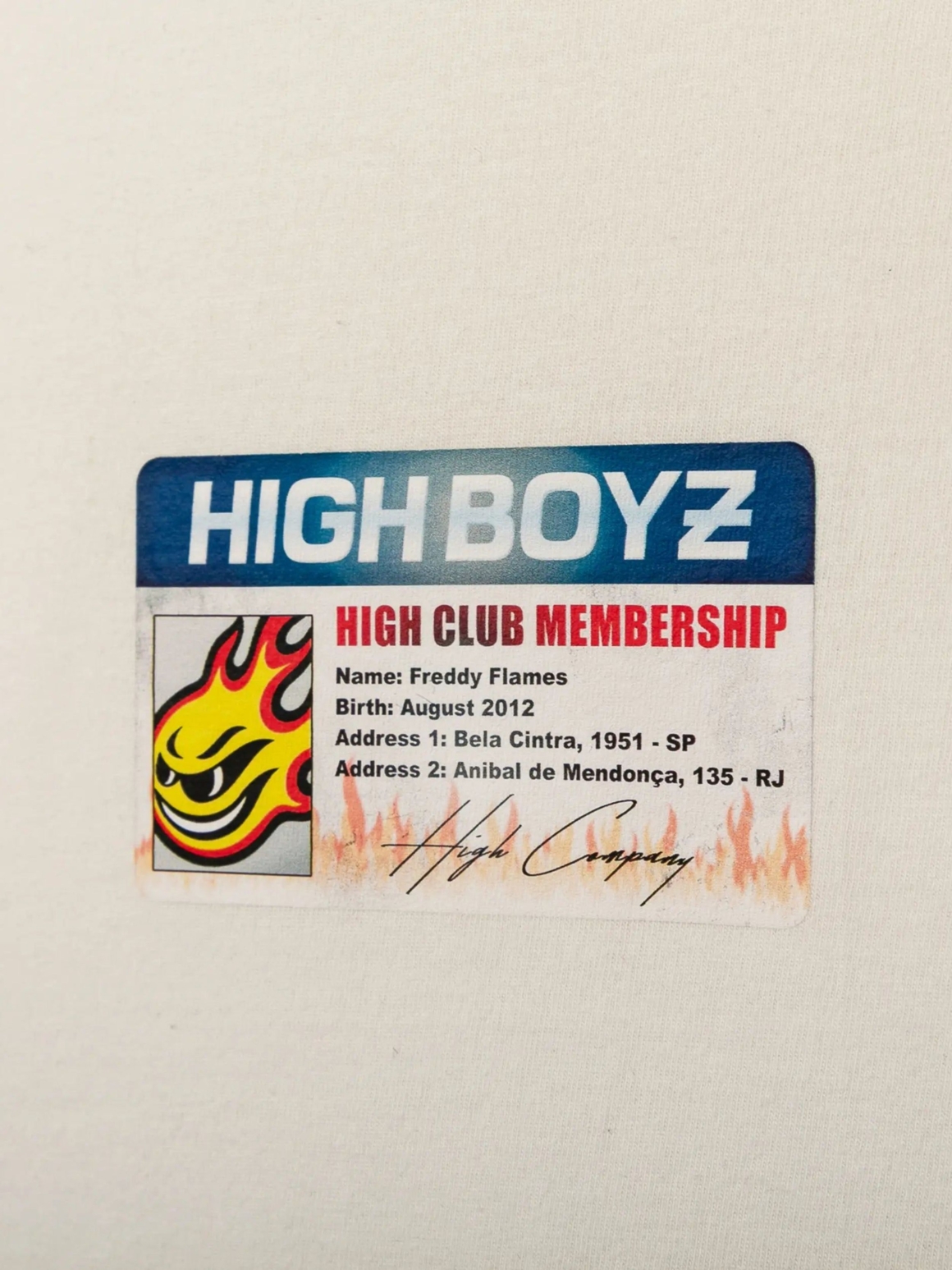 Imagem de: Camiseta HIGH Company Member Branca