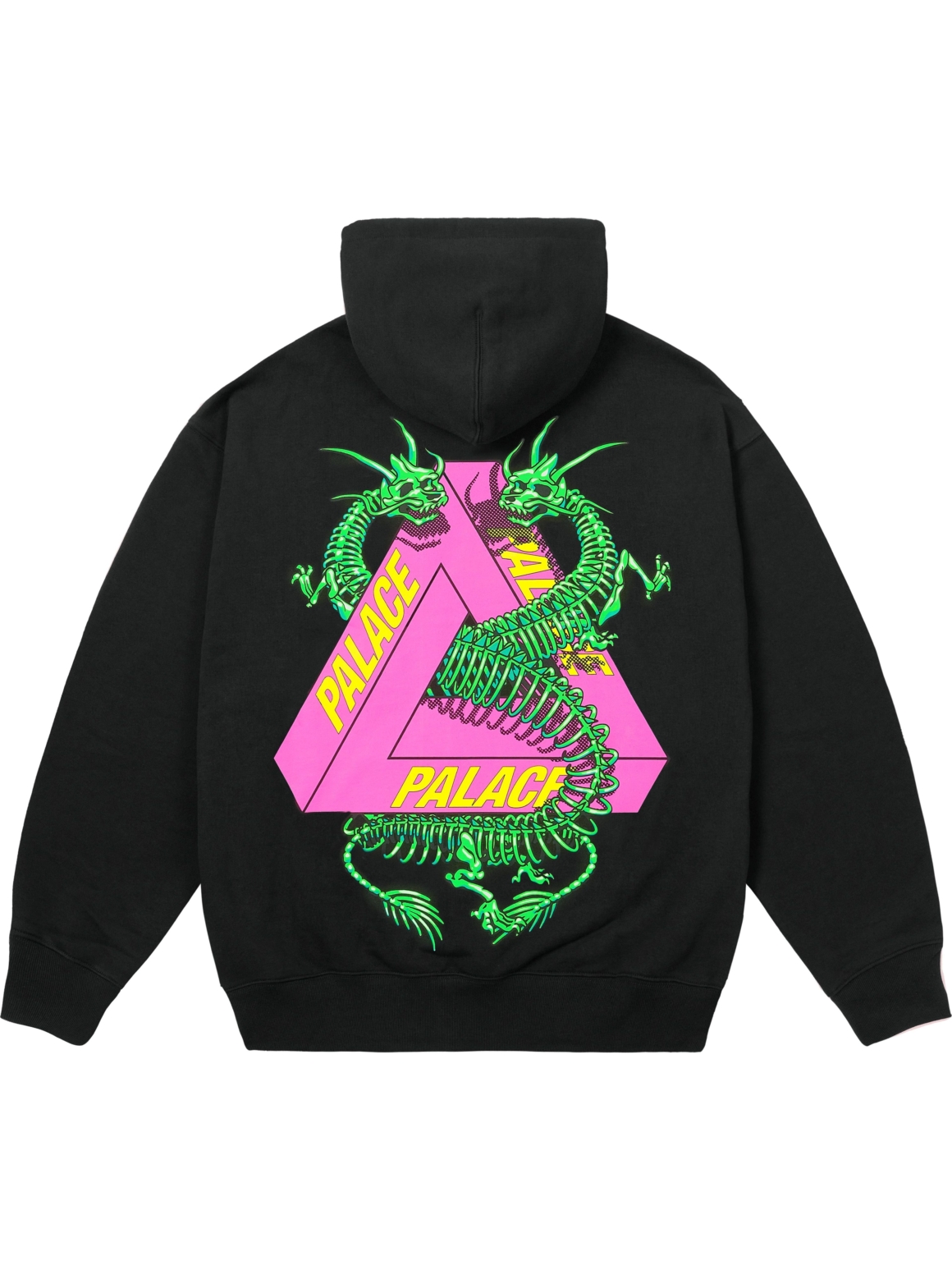 Imagem de: Moletom Palace Skateboards Dragon Bones Tri-Ferg Preto