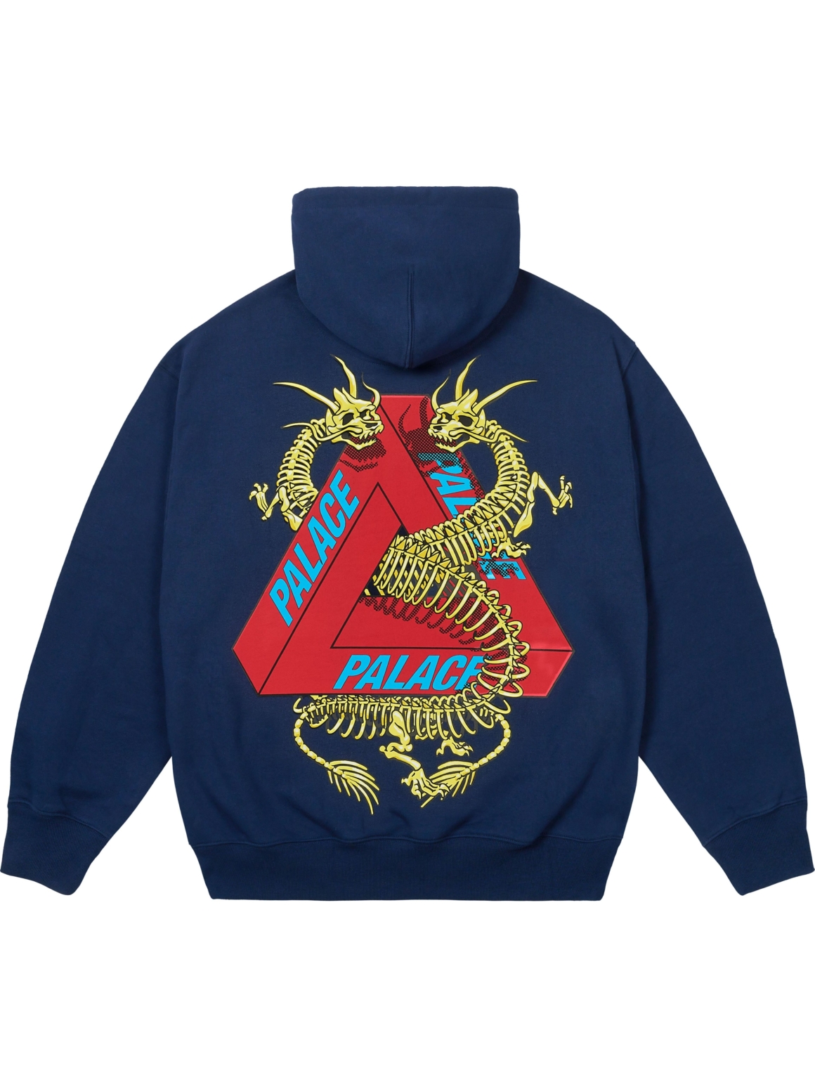 Imagem de: Moletom Palace Skateboards Dragon Bones Tri Azul Marinho