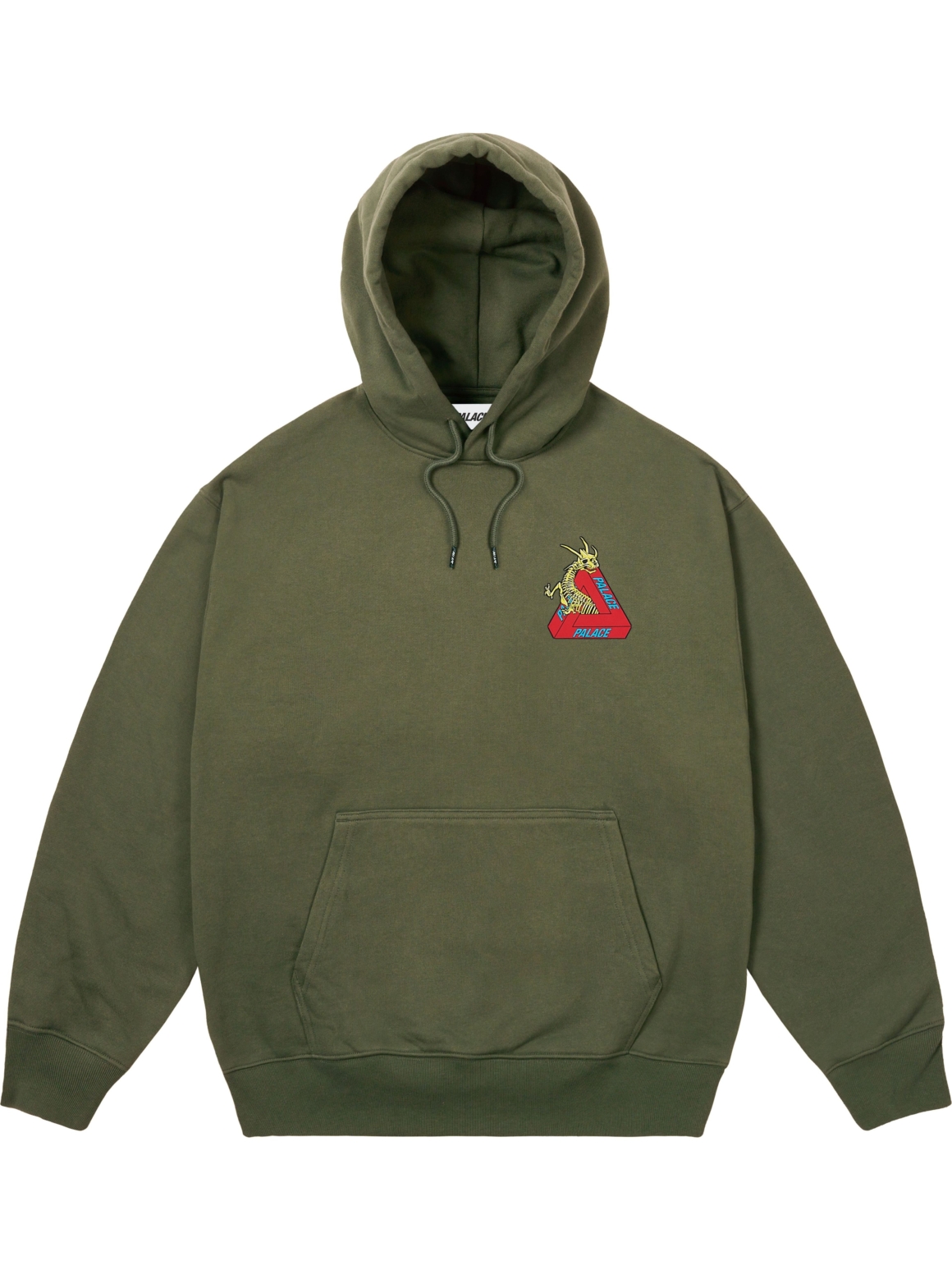 Imagem de: Moletom Palace Dragon Bones Tri Hood Verde Escuro