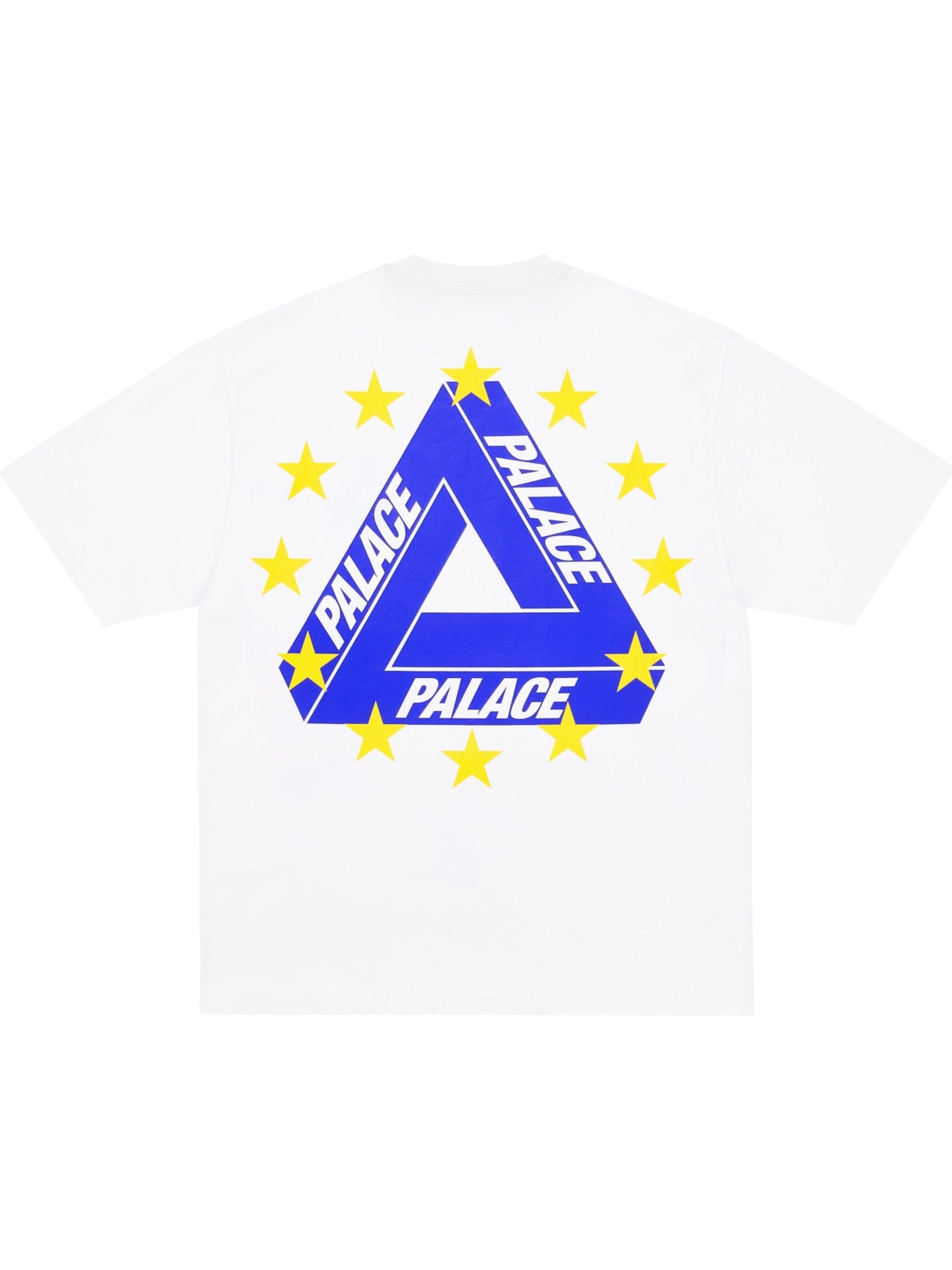 Imagem de: Camiseta Palace Skateboards EU Tri Branca