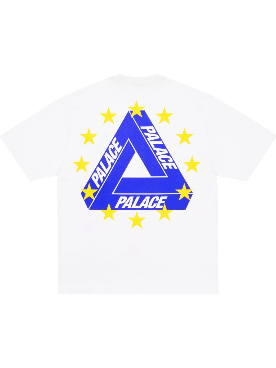 Imagem de: Camiseta Palace Skateboards EU Tri Branca