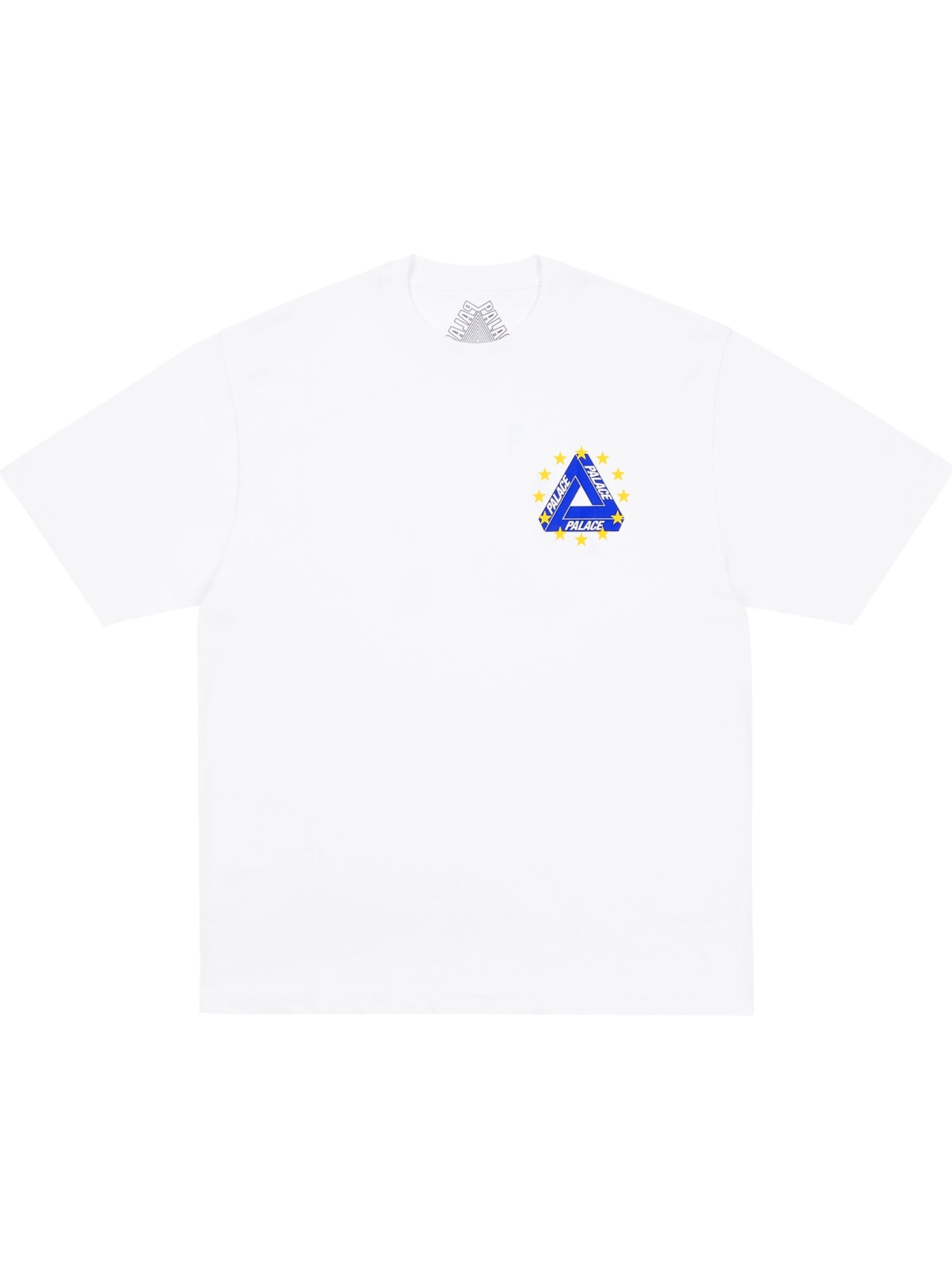 Imagem de: Camiseta Palace Skateboards EU Tri Branca