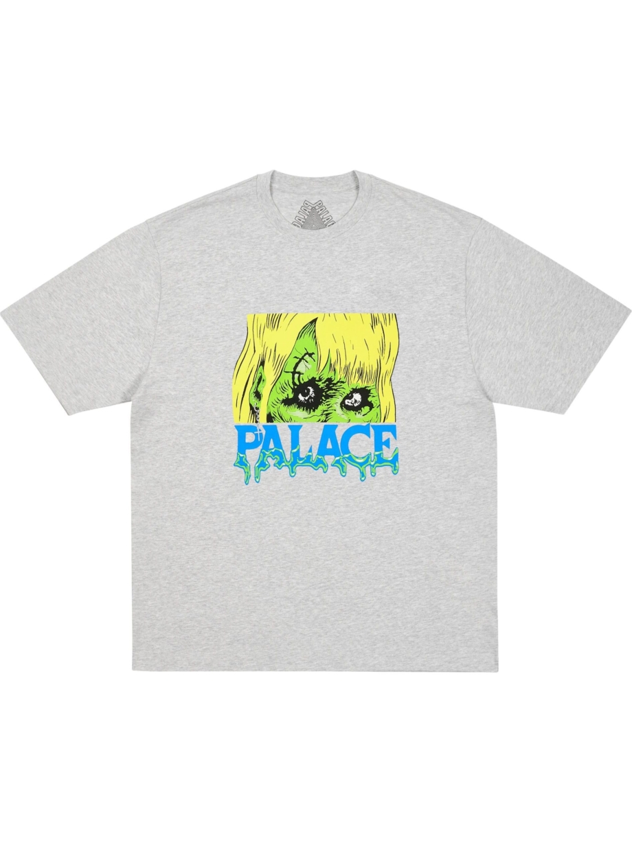 Imagem de: Camiseta Palace Skateboards Ghoul Cinza Mescla
