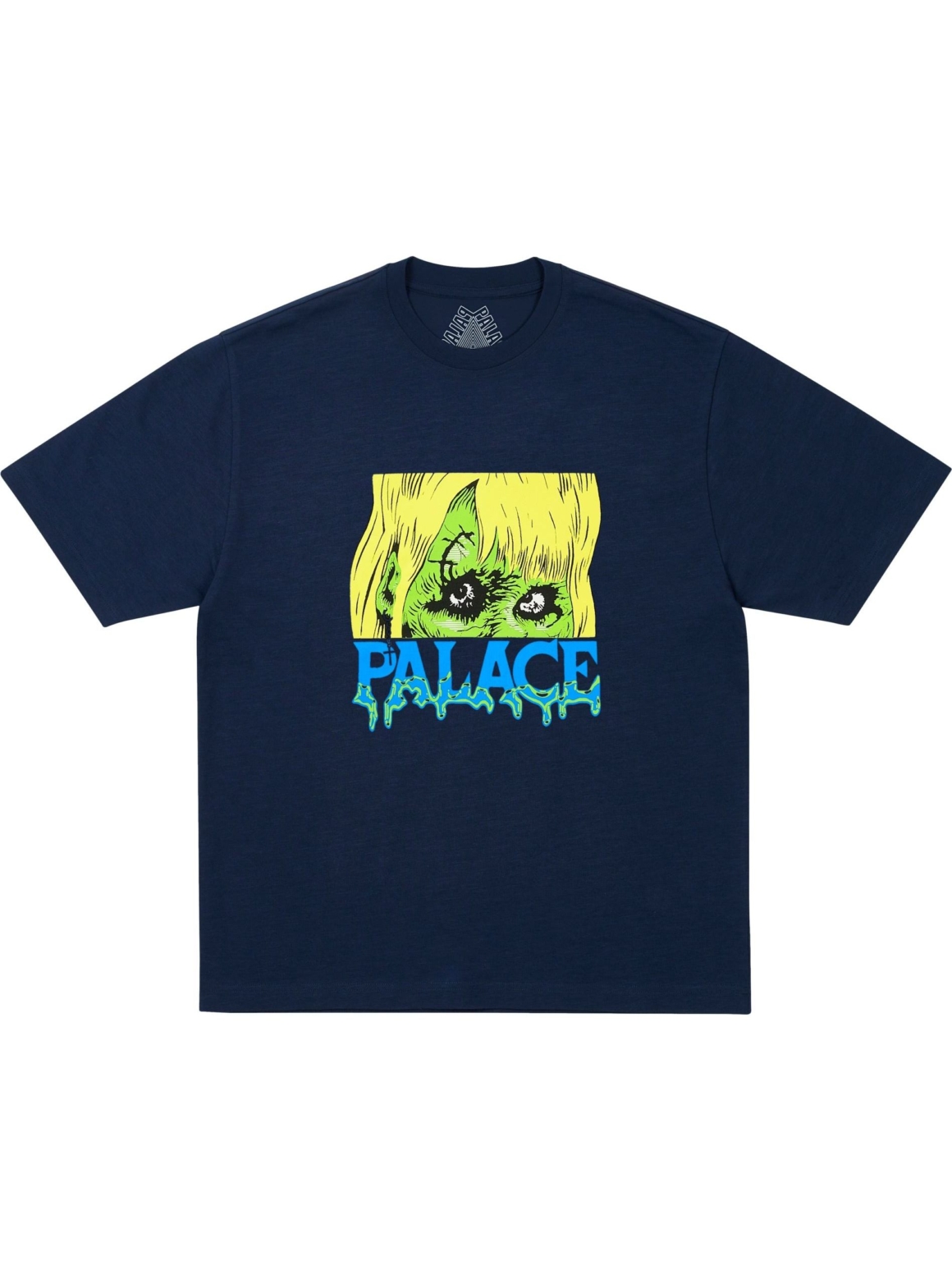 Imagem de: Camiseta Palace Skateboards Ghoul Azul Marinho