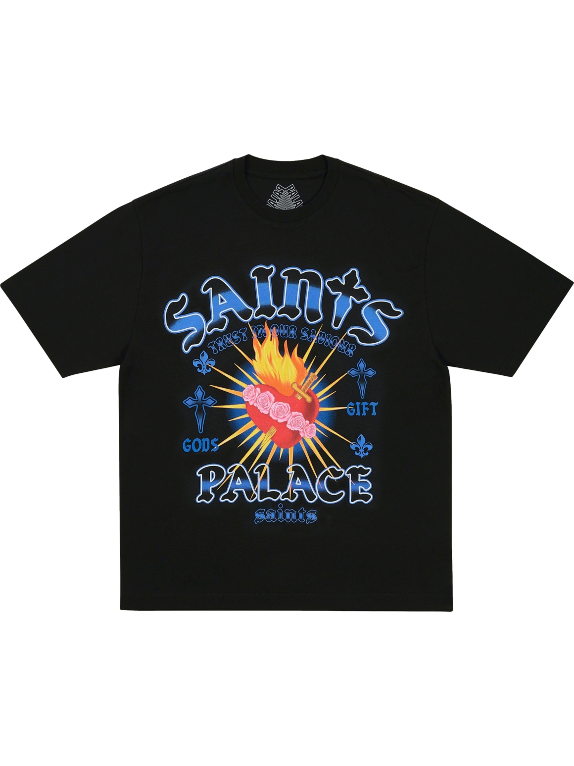 Imagem de: Camiseta Palace Skateboards Gods Gift Preta