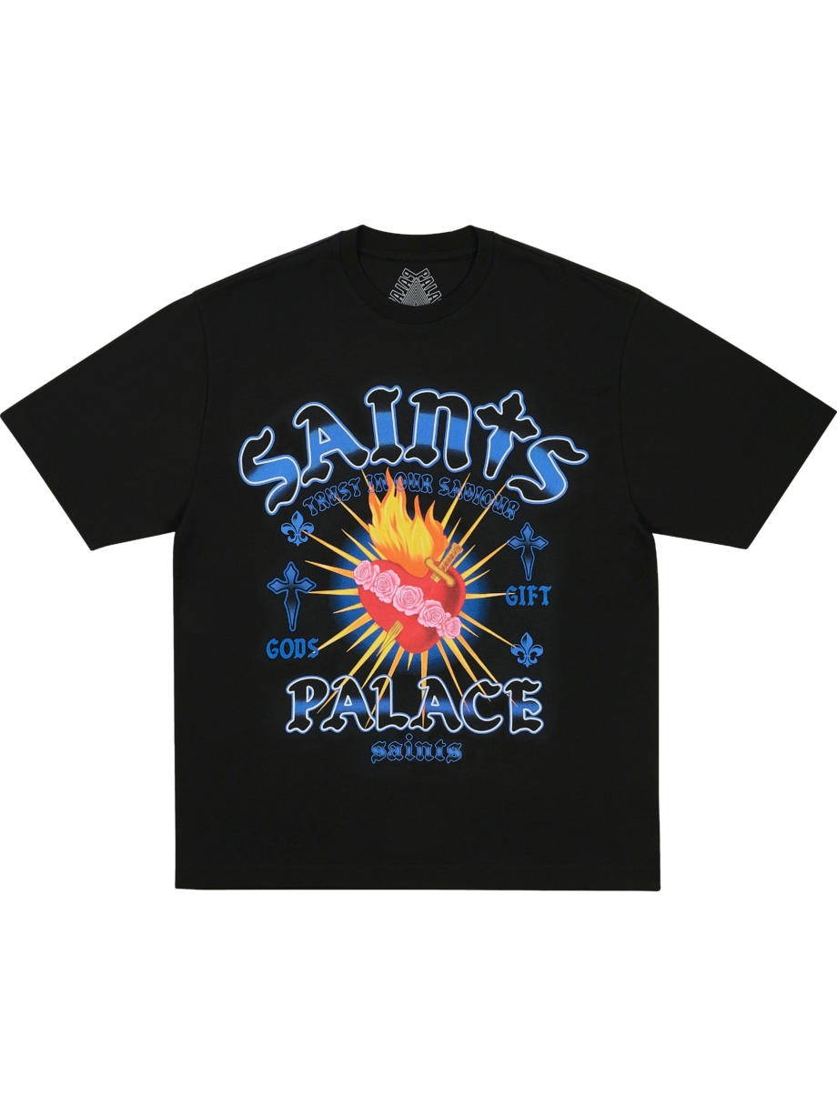 Imagem de: Camiseta Palace Skateboards Gods Gift Preta