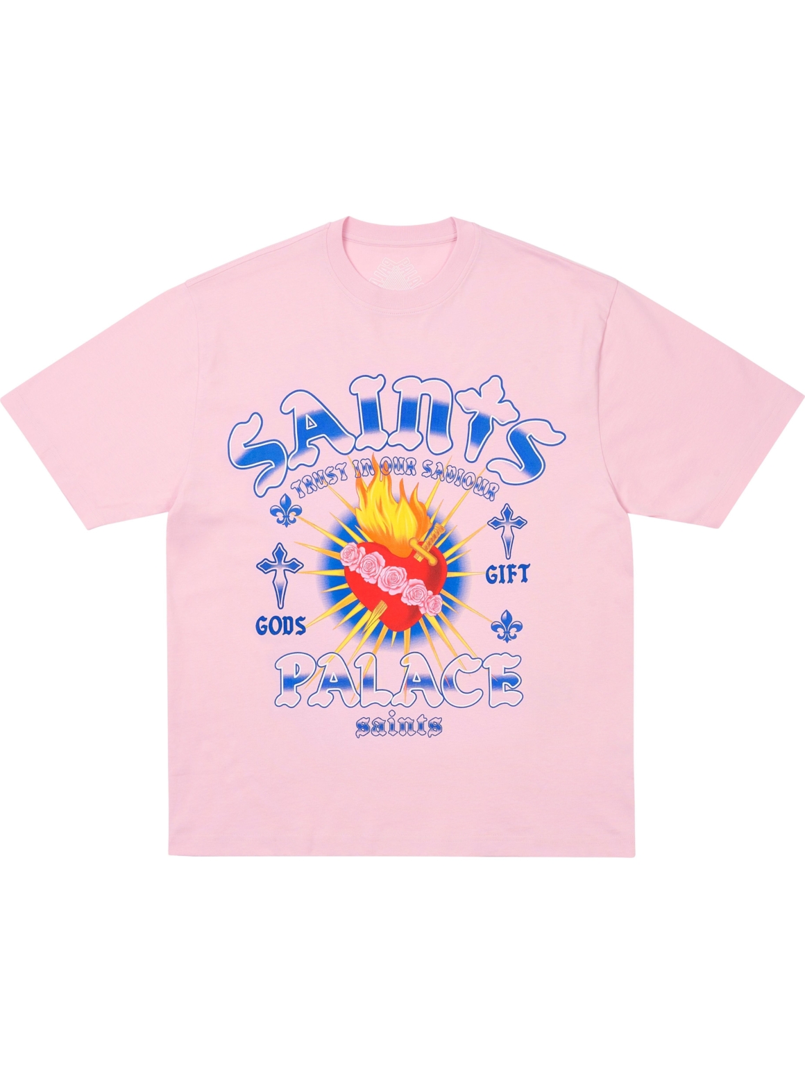 Imagem de: Camiseta Palace Skateboards Gods Gift Lush Flush Rosa