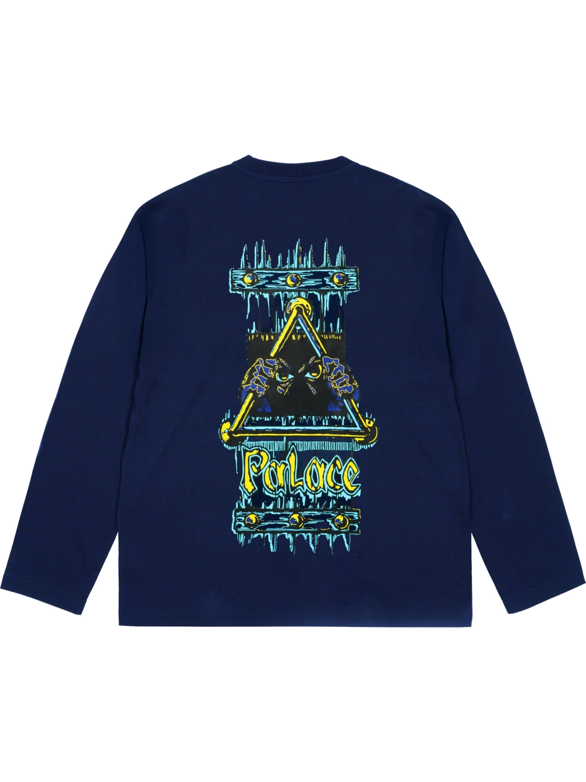 Imagem de: Camiseta Manga Longa Palace Lock In Azul Marinho