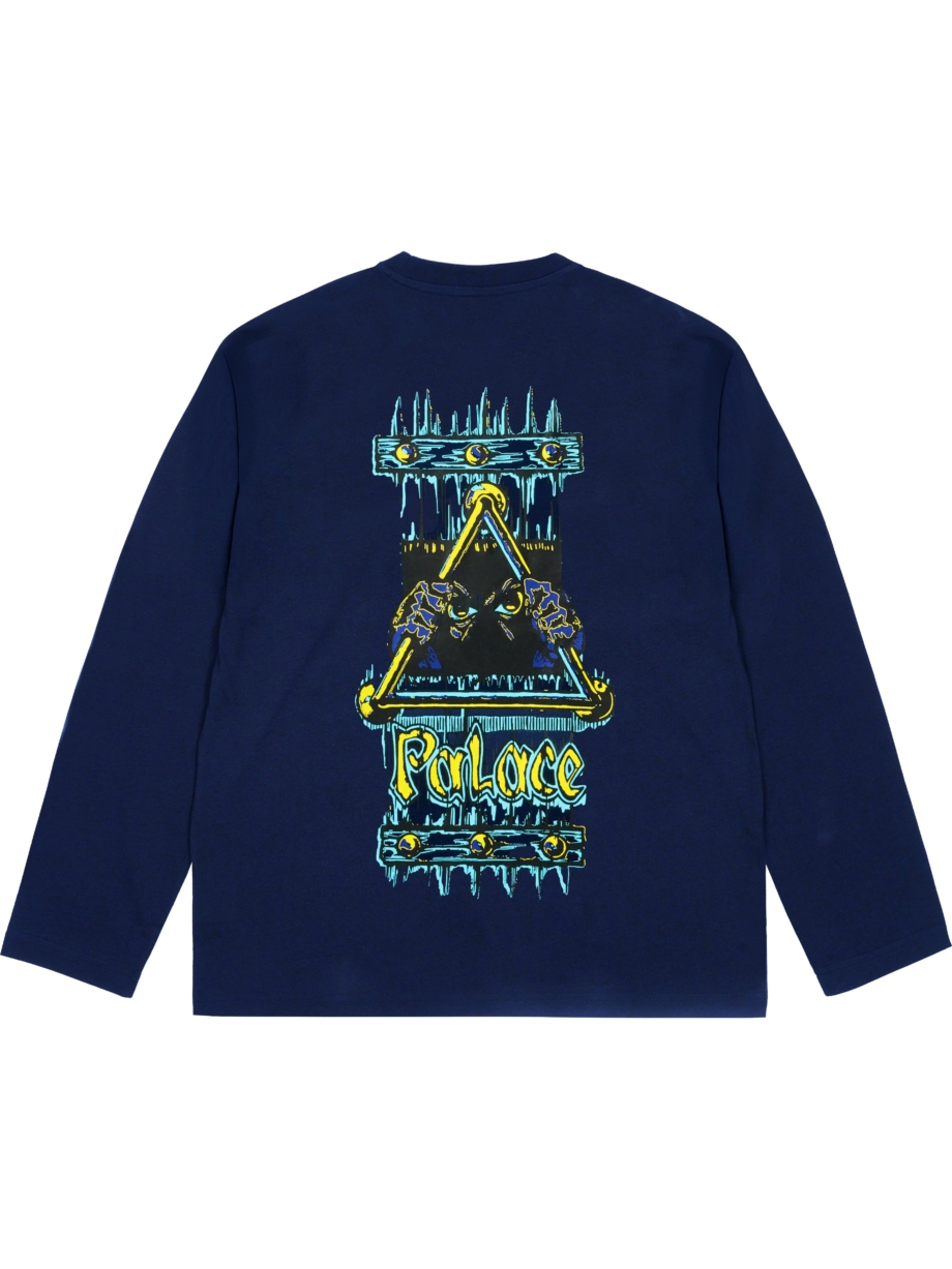 Imagem de: Camiseta Manga Longa Palace Lock In Azul Marinho