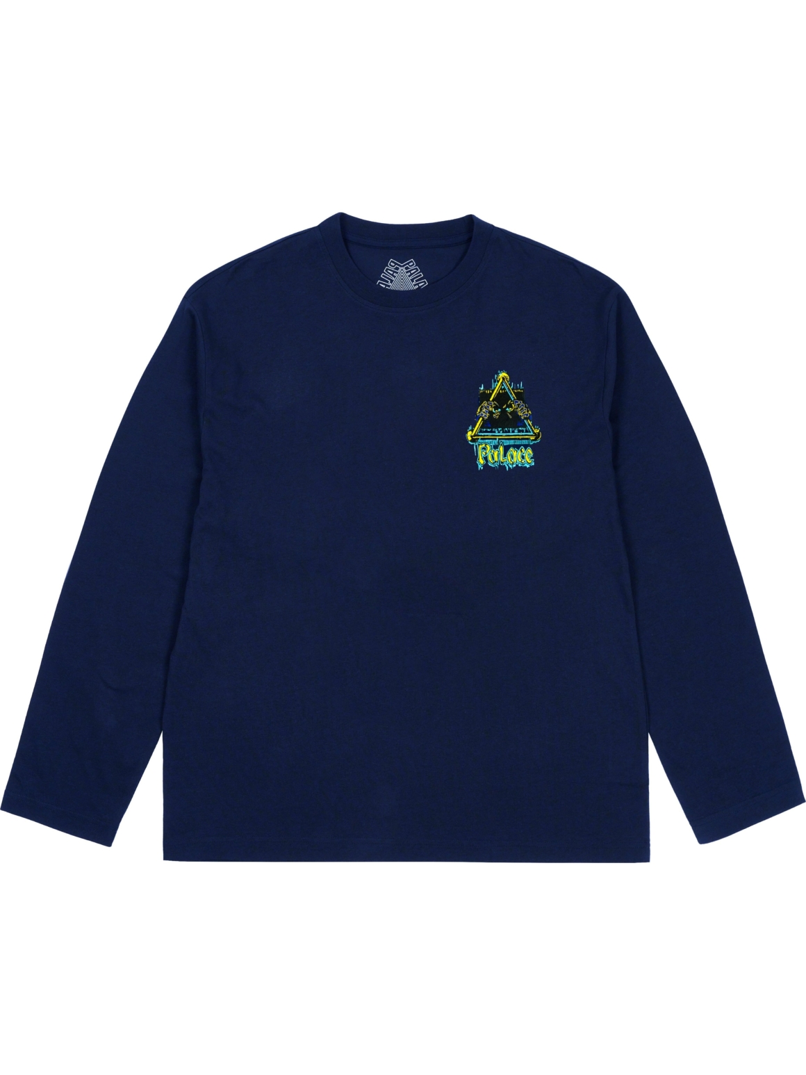 Imagem de: Camiseta Manga Longa Palace Lock In Azul Marinho