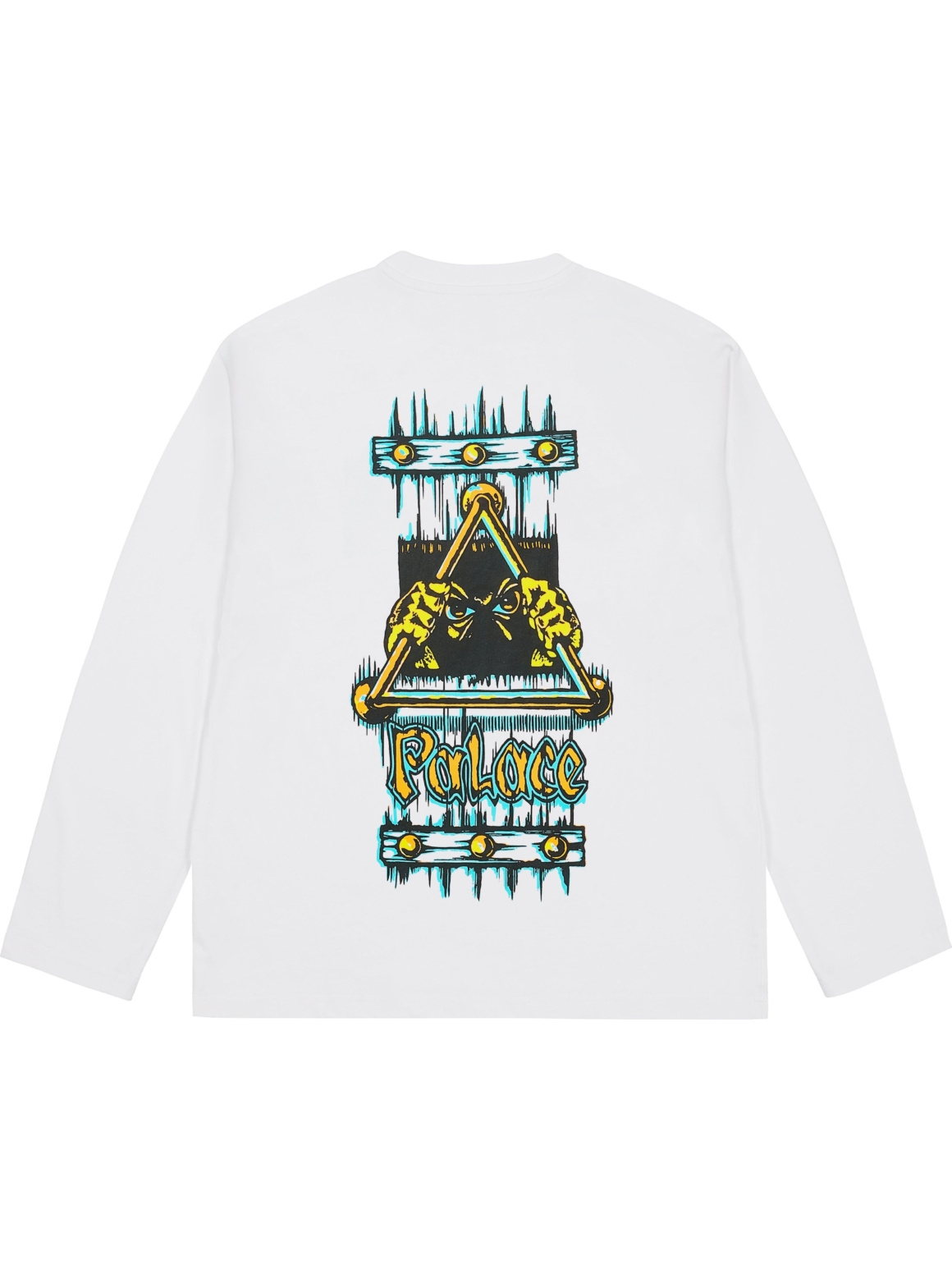 Imagem de: Camiseta Manga Longa Palace Lock In Branca