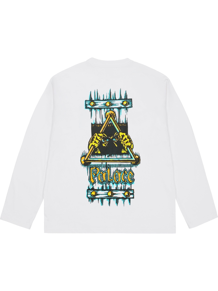 Imagem de: Camiseta Manga Longa Palace Lock In Branca