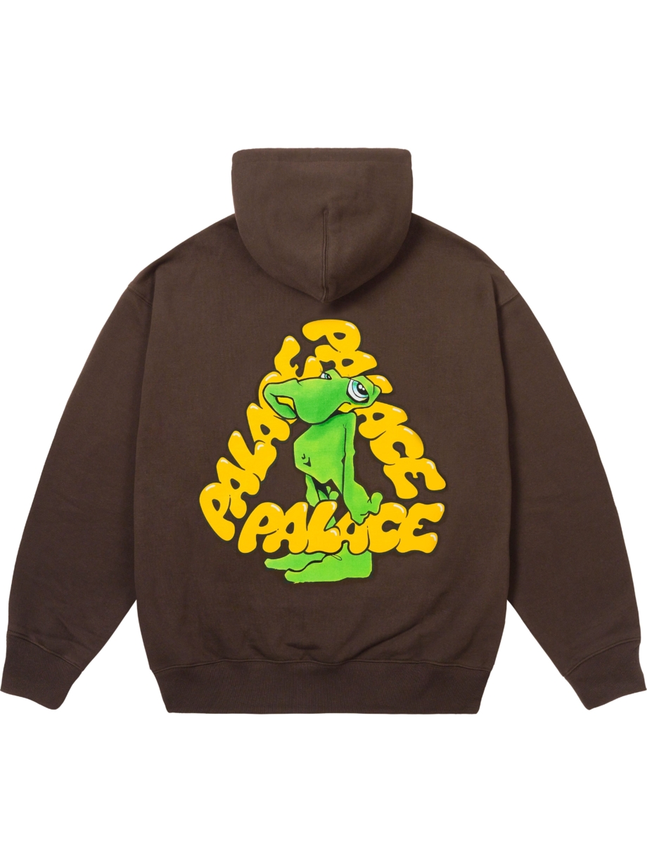 Imagem de: Moletom Palace Skateboards Mark Bodé Fox Marrom