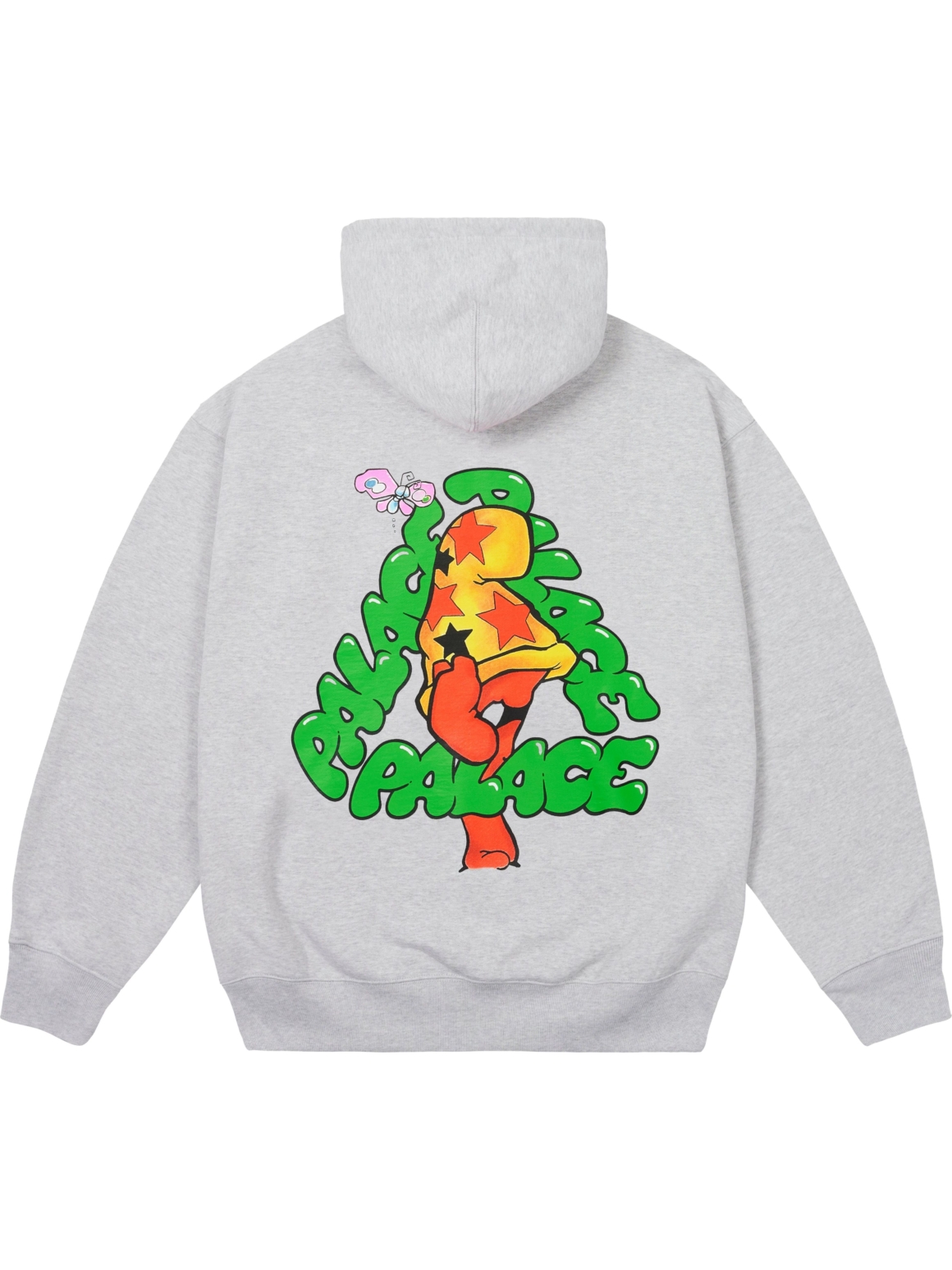 Imagem de: Moletom Palace Mark Bodé Hood Cinza Mescla