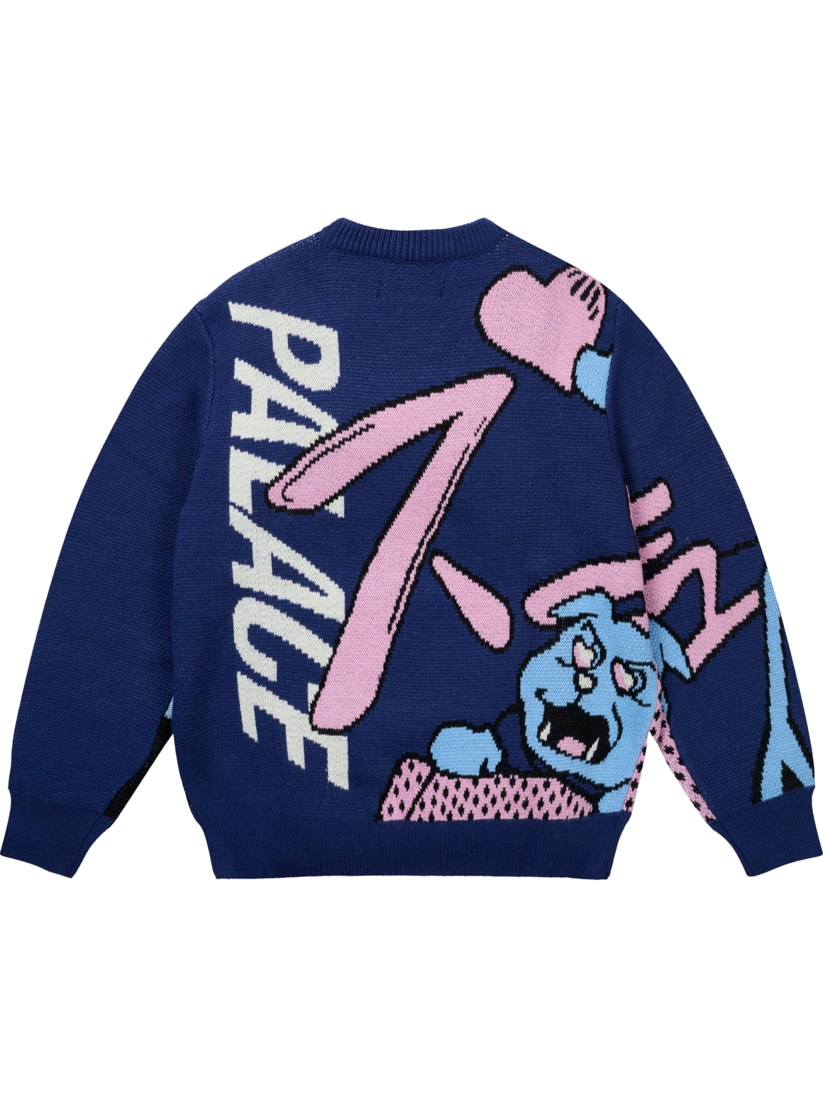 Imagem de: Suéter Palace Skateboards Rear View Azul