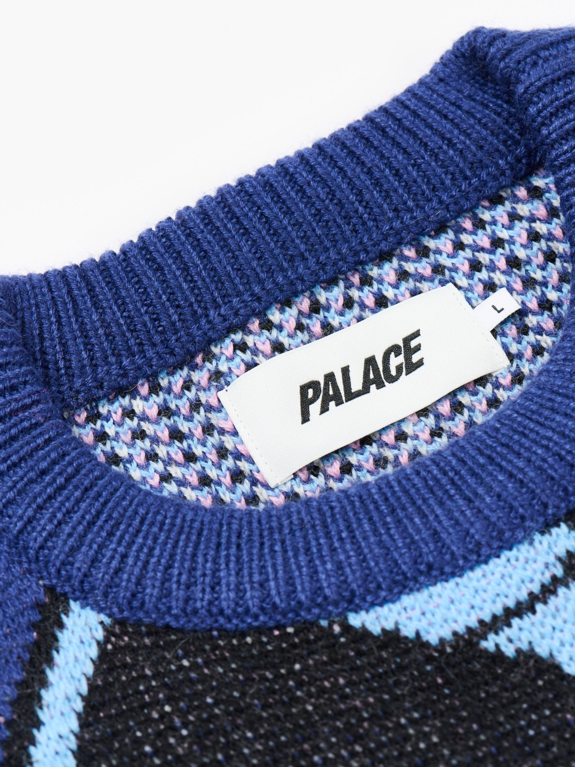 Imagem de: Suéter Palace Skateboards Rear View Azul