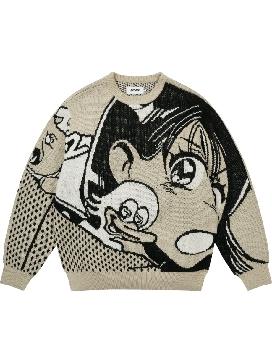 Imagem de: Suéter Palace Skateboards Rear View Cinza