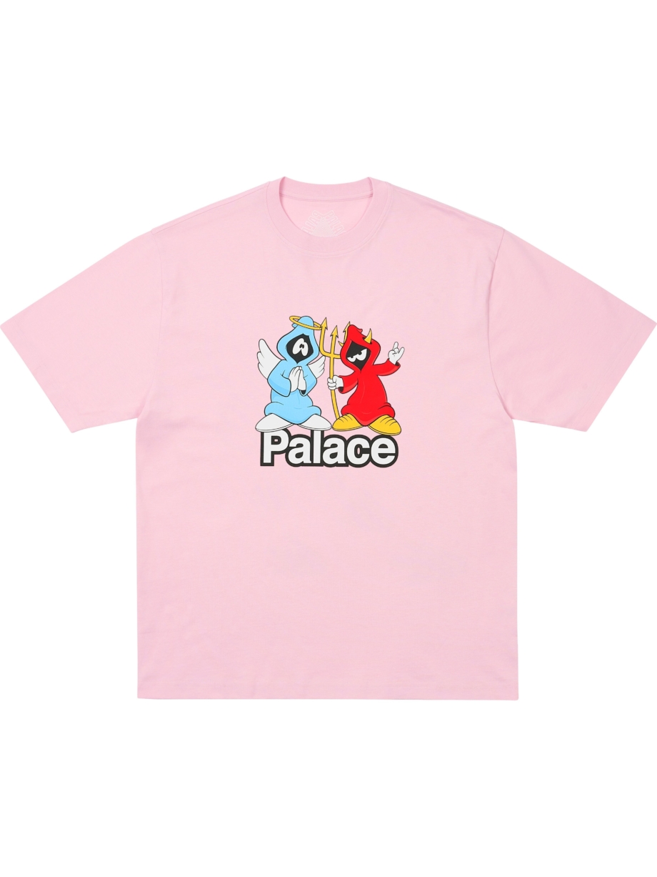 Imagem de: Camiseta Palace Right And Wrong Lush Flush Rosa