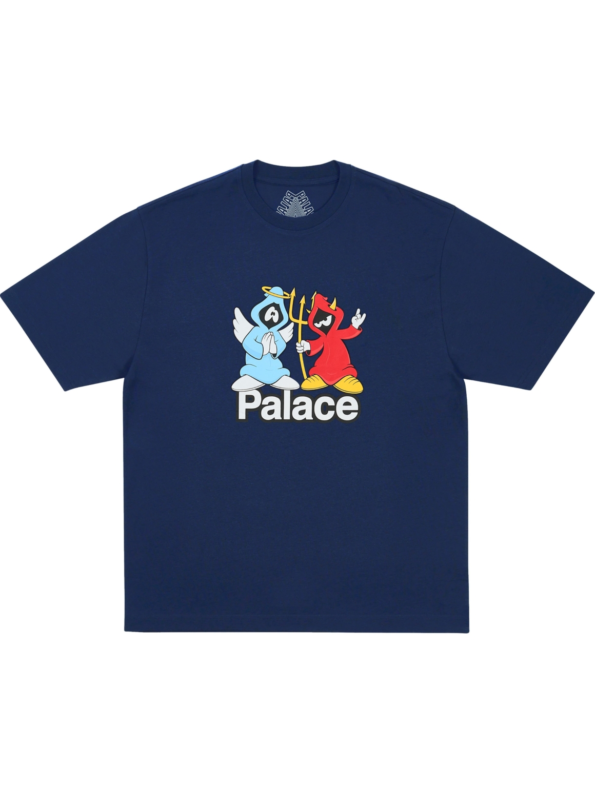Imagem de: Camiseta Palace Right And Wrong Azul Marinho