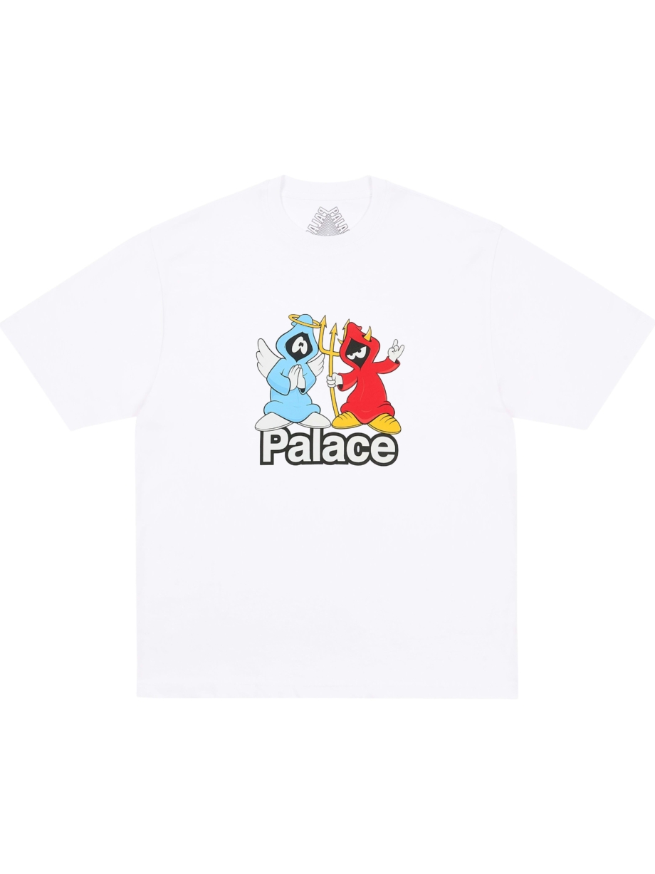 Imagem de: Camiseta Palace Right and Wrong Branca