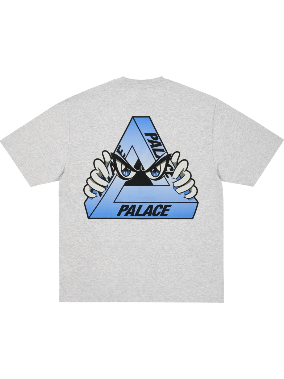 Imagem de: Camiseta Palace Skateboards Tri-Peek Cinza Mescla