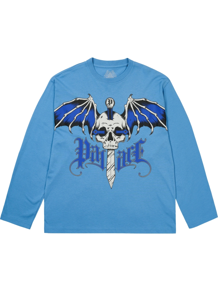 Imagem de: Camiseta Manga Longa Palace Wingspan Azul Oceano