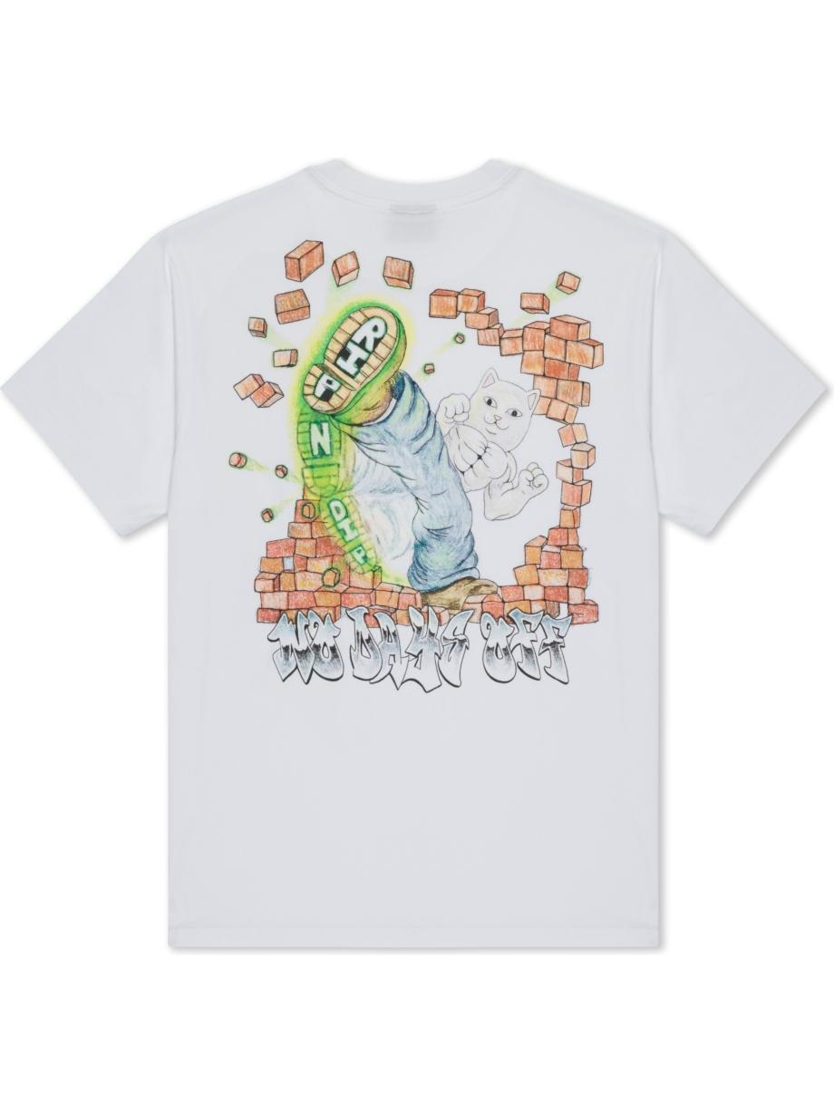 Imagem de: Camiseta RIPNDIP Karate Kat Branca