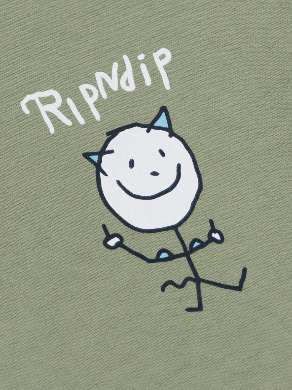 Imagem de: Camiseta RIPNDIP Nerman Rockwell Verde Oliva