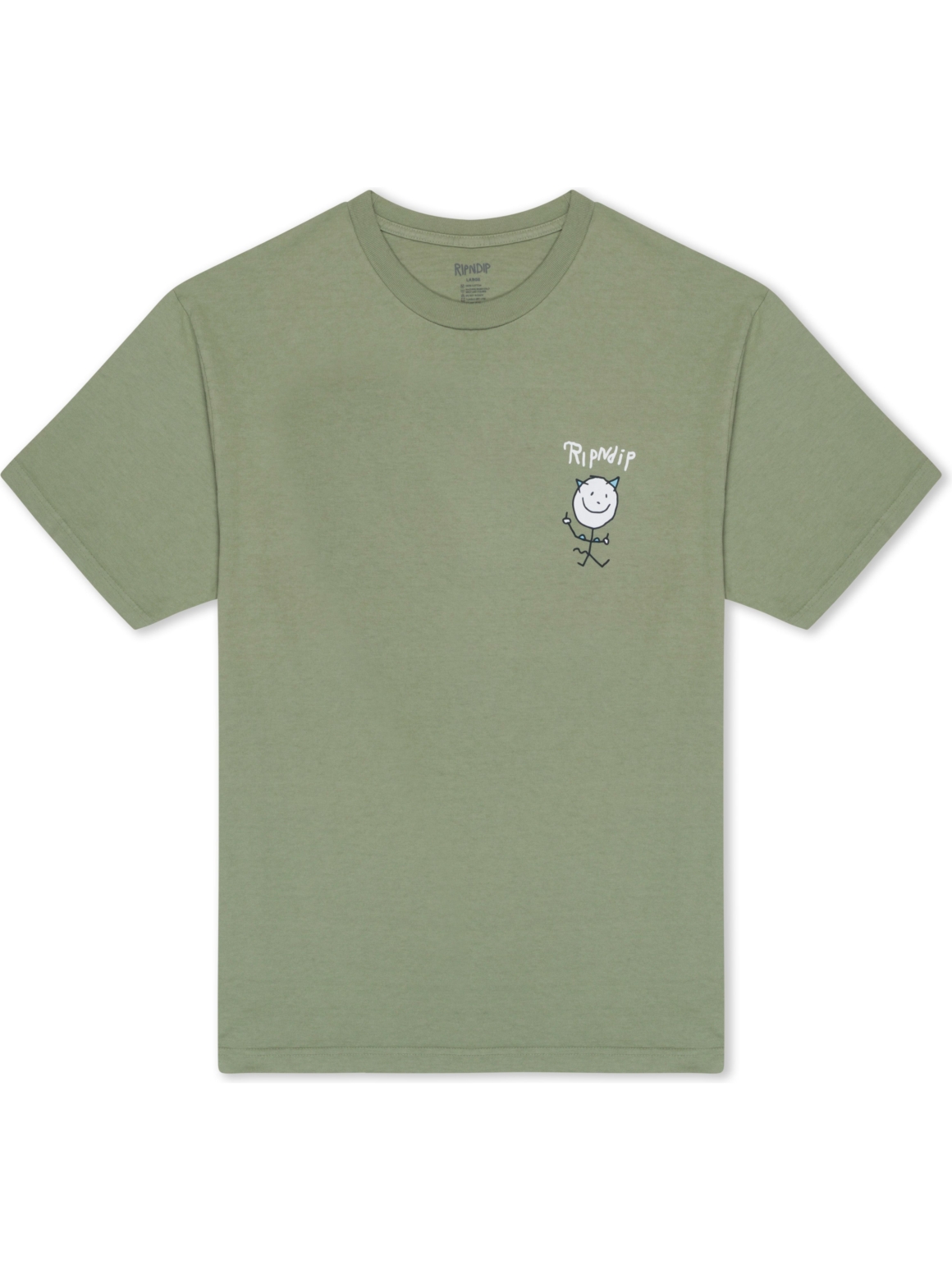 Imagem de: Camiseta RIPNDIP Nerman Rockwell Verde Oliva
