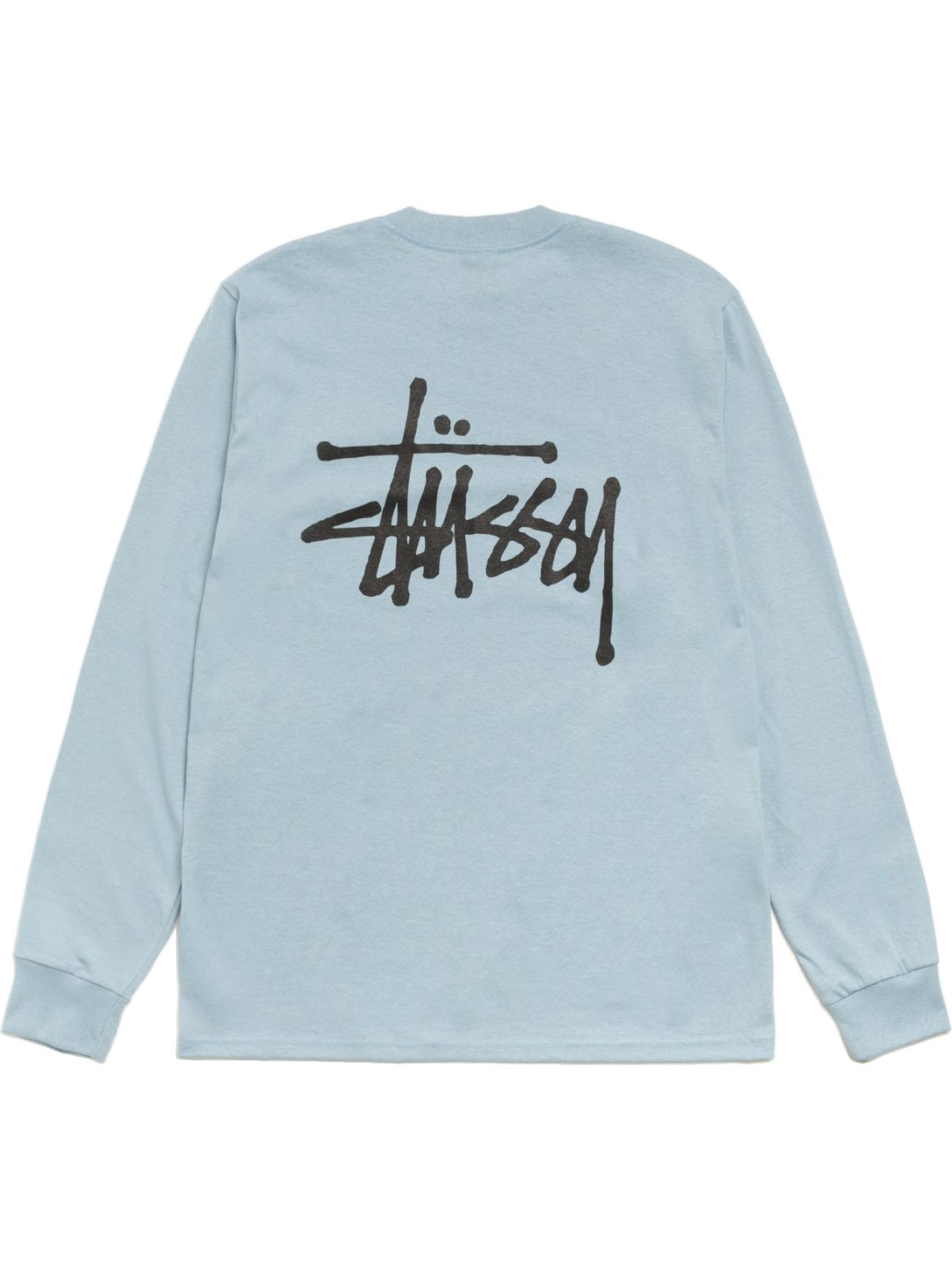 Imagem de: Camiseta Manga Longa Stüssy Basic Logo Cinza Slate