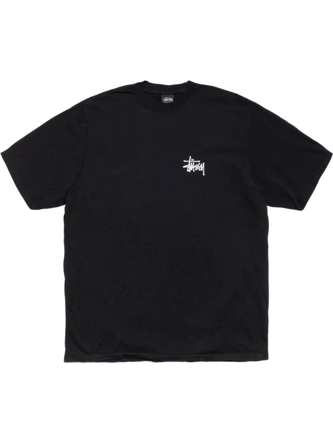 Imagem de: Camiseta Stüssy Basic Pigment Dyed Preta