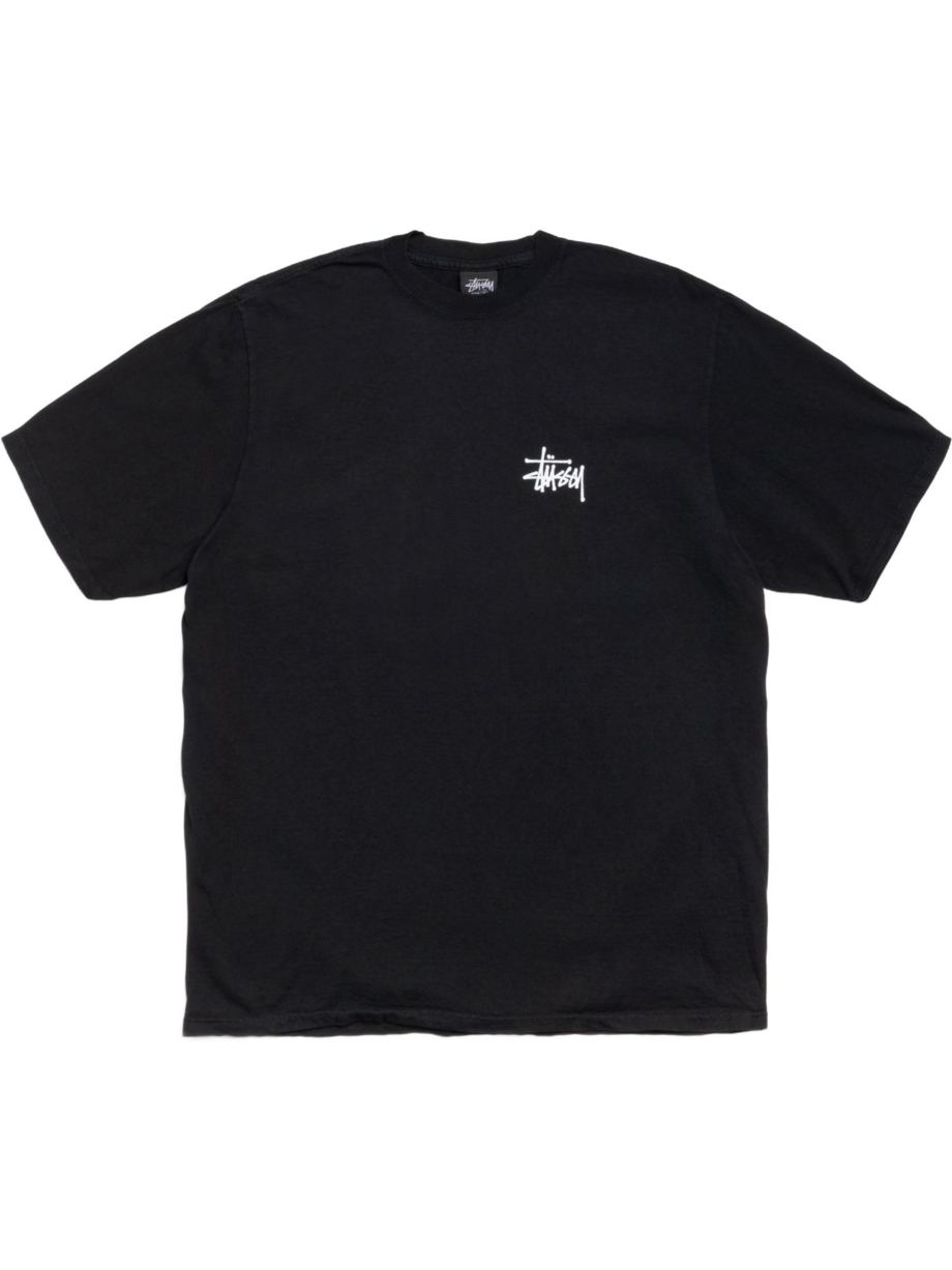 Imagem de: Camiseta Stüssy Basic Pigment Dyed Preta