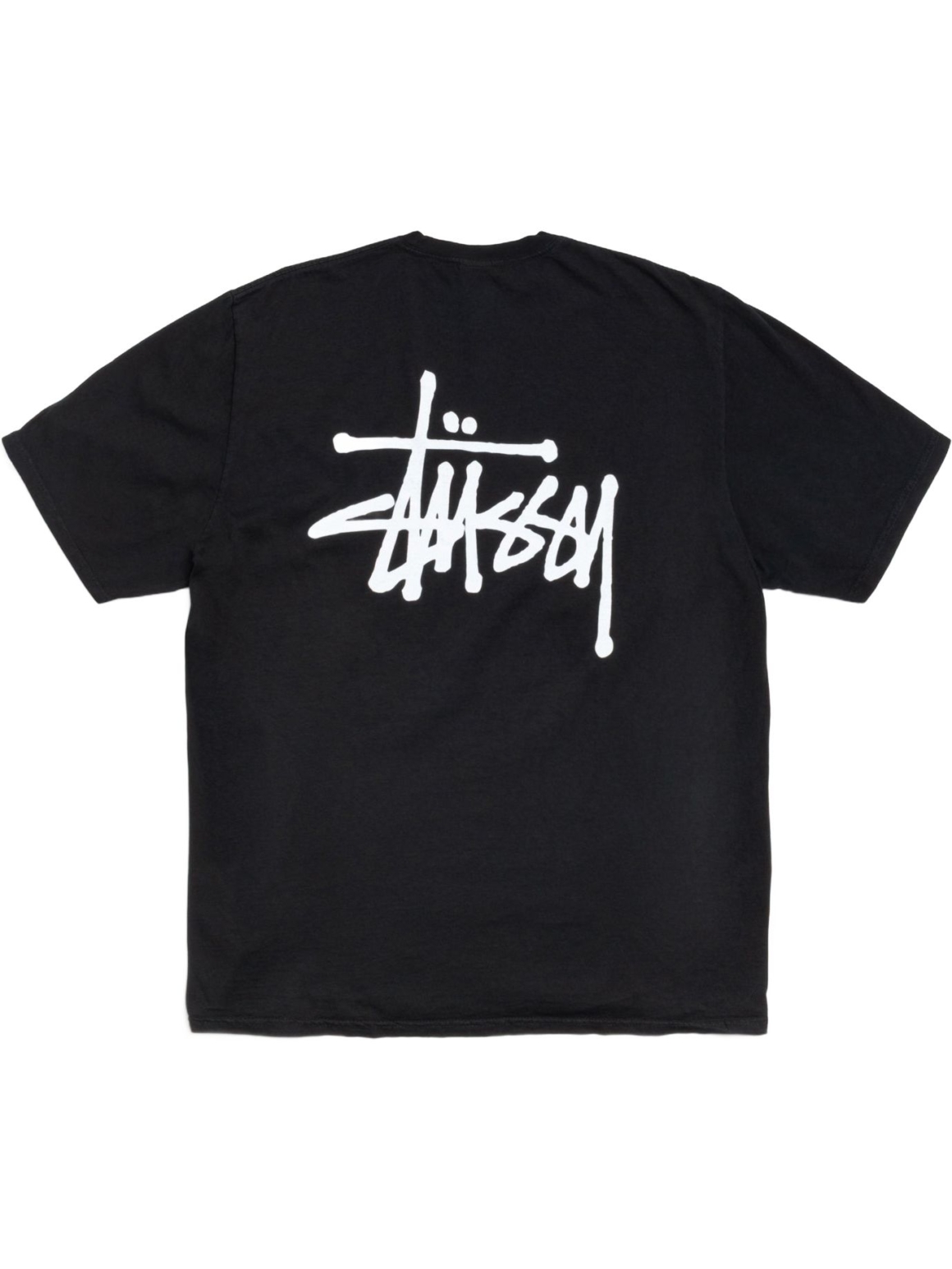 Imagem de: Camiseta Stüssy Basic Pigment Dyed Preta