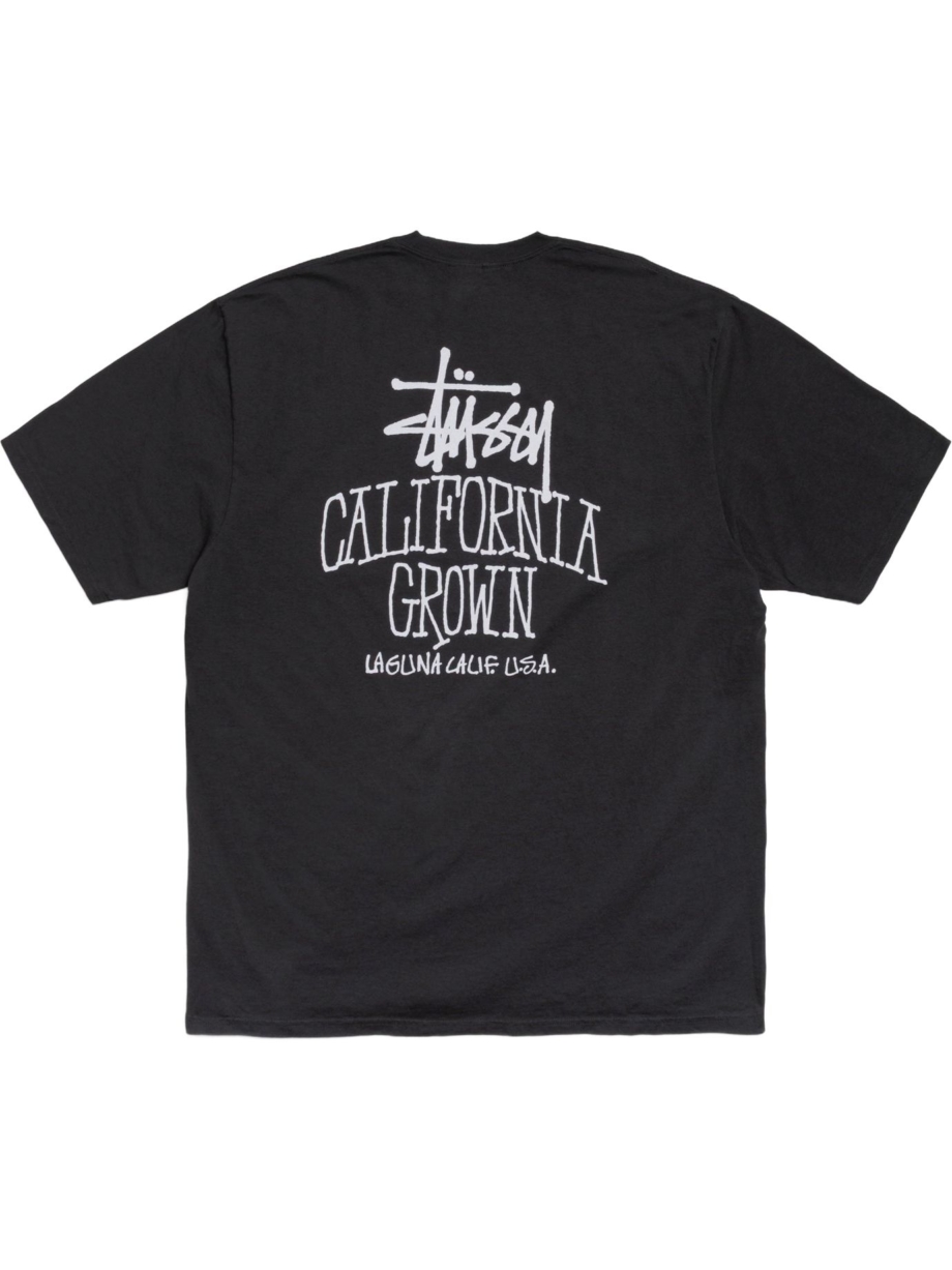 Imagem de: Camiseta Stüssy Cali Grown Tee Pigment Dyed Preta