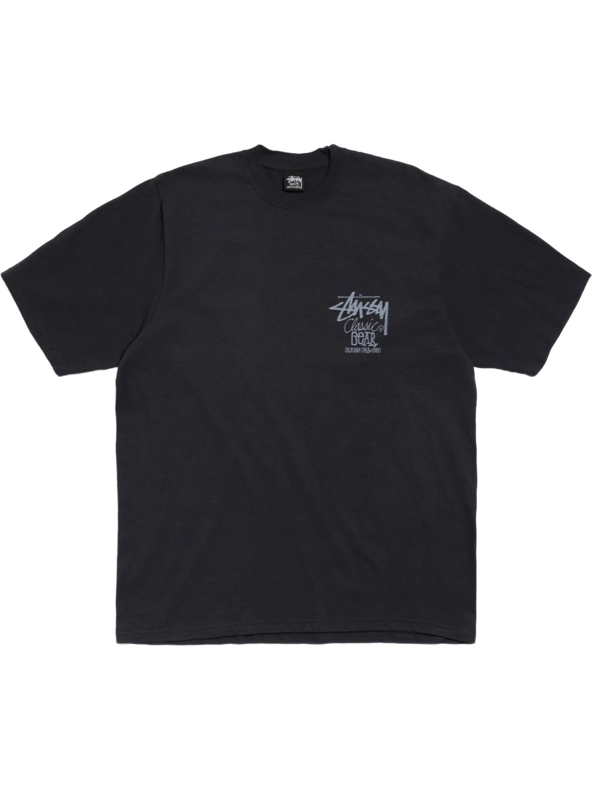 Imagem de: Camiseta Stüssy Classic Gear Pigment Dyed Preta