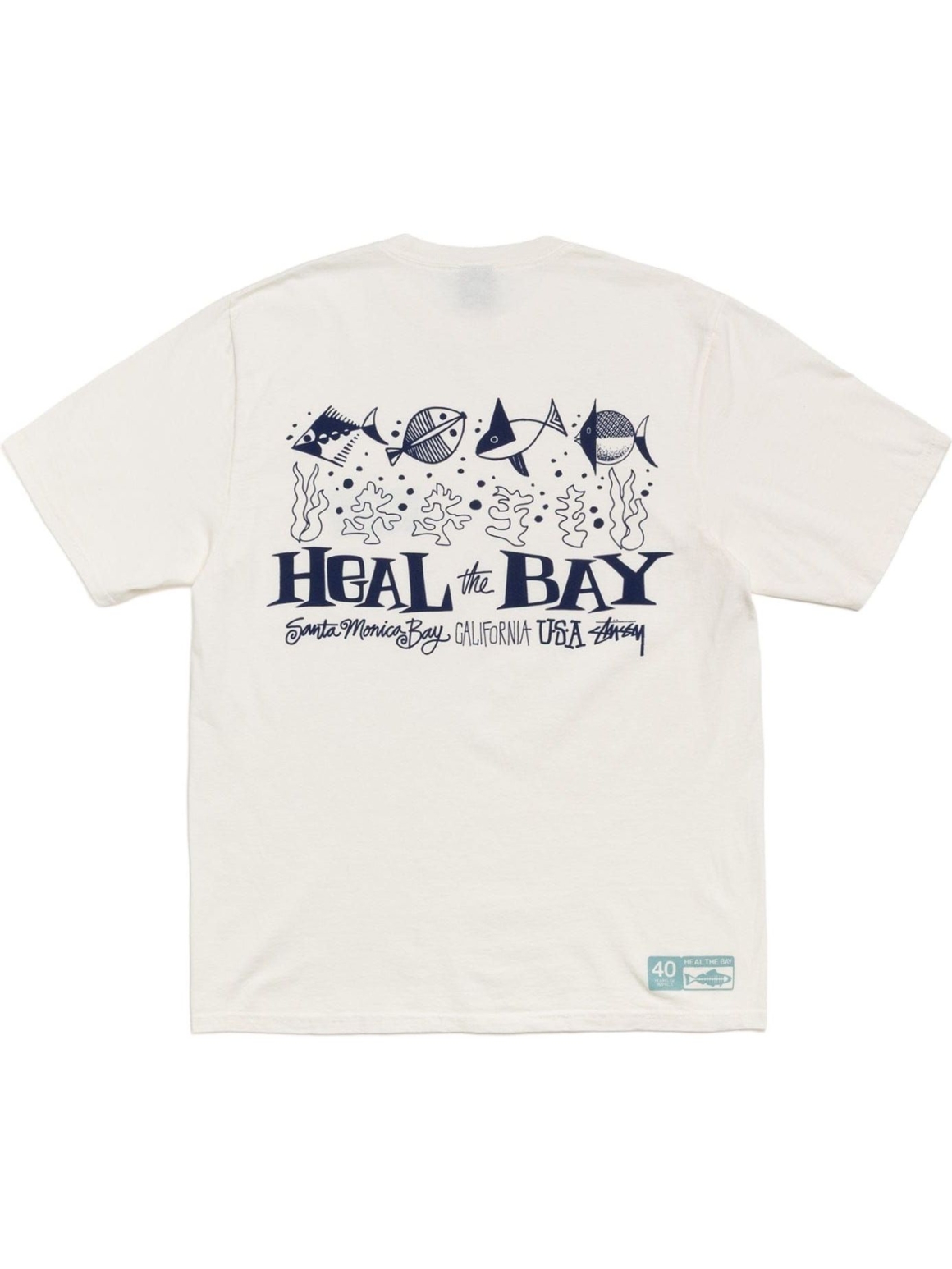 Imagem de: Camiseta Stüssy Heal The Bay 40 Pigment Dyed Natural