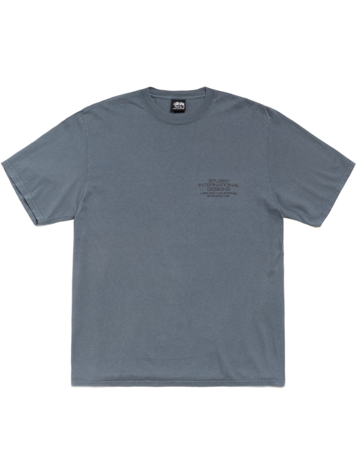 Imagem de: Camiseta Stüssy International Designs Pigment Dyed Azul Marinho