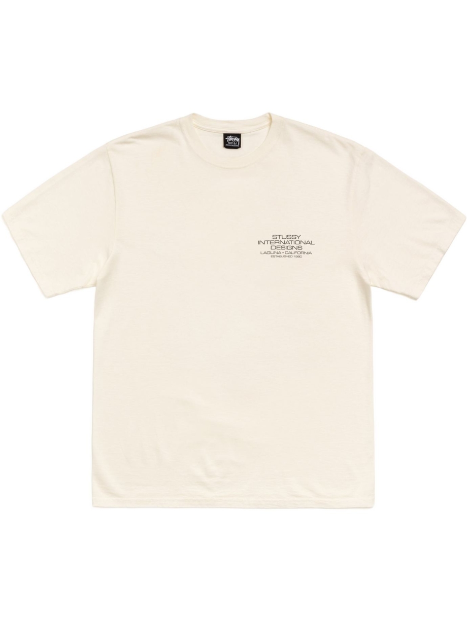 Imagem de: Camiseta Stüssy International Designs Pigment Dyed Marfim